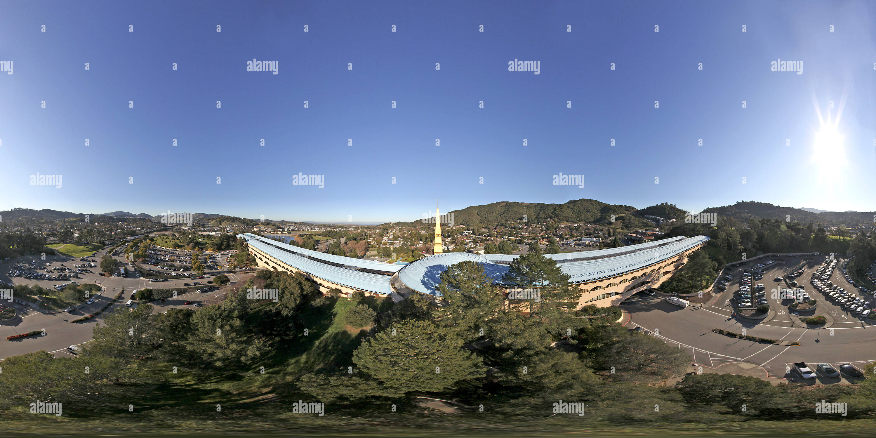 360 View Of Above The Marin Civic Center Alamy