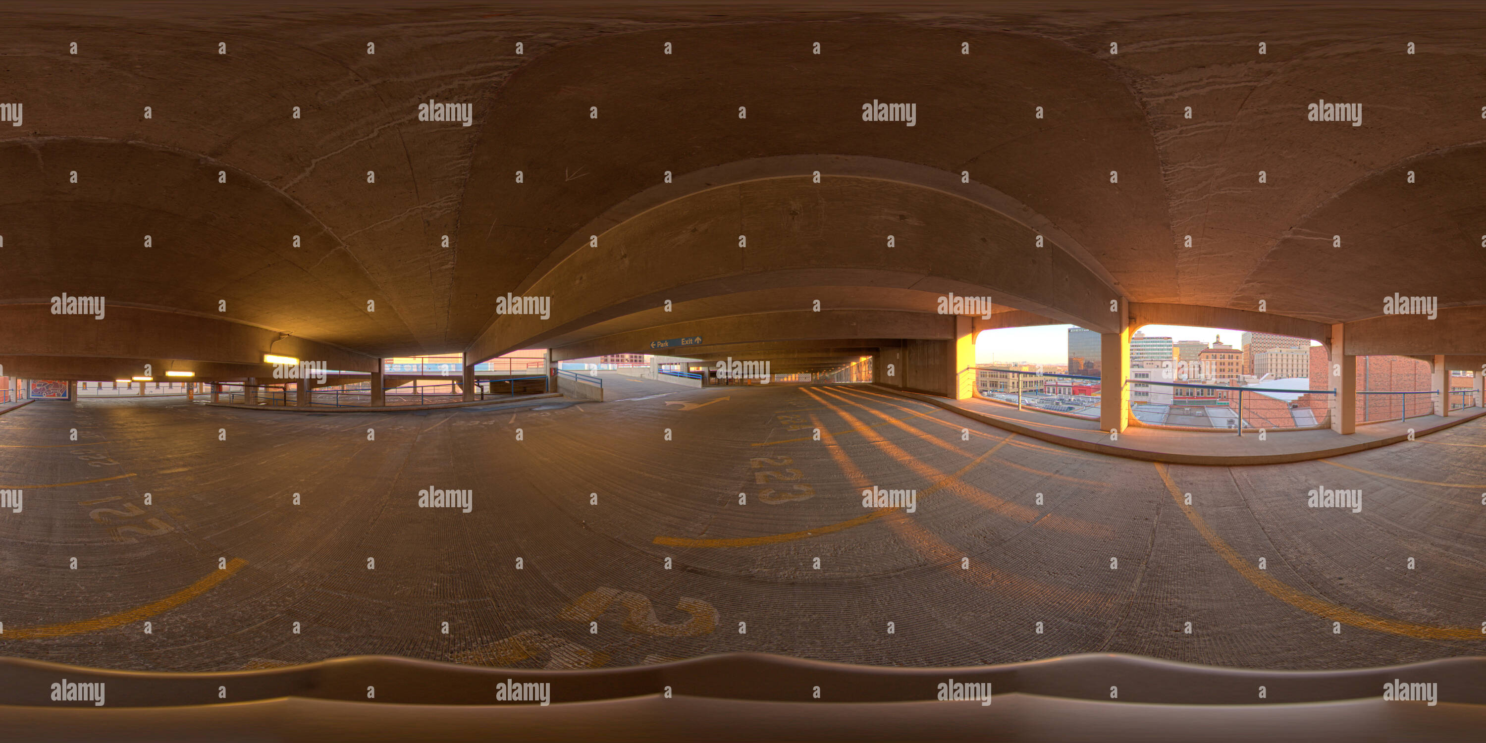 360 degree panoramic view of Downtown Abq 5th And Copper Parking Int