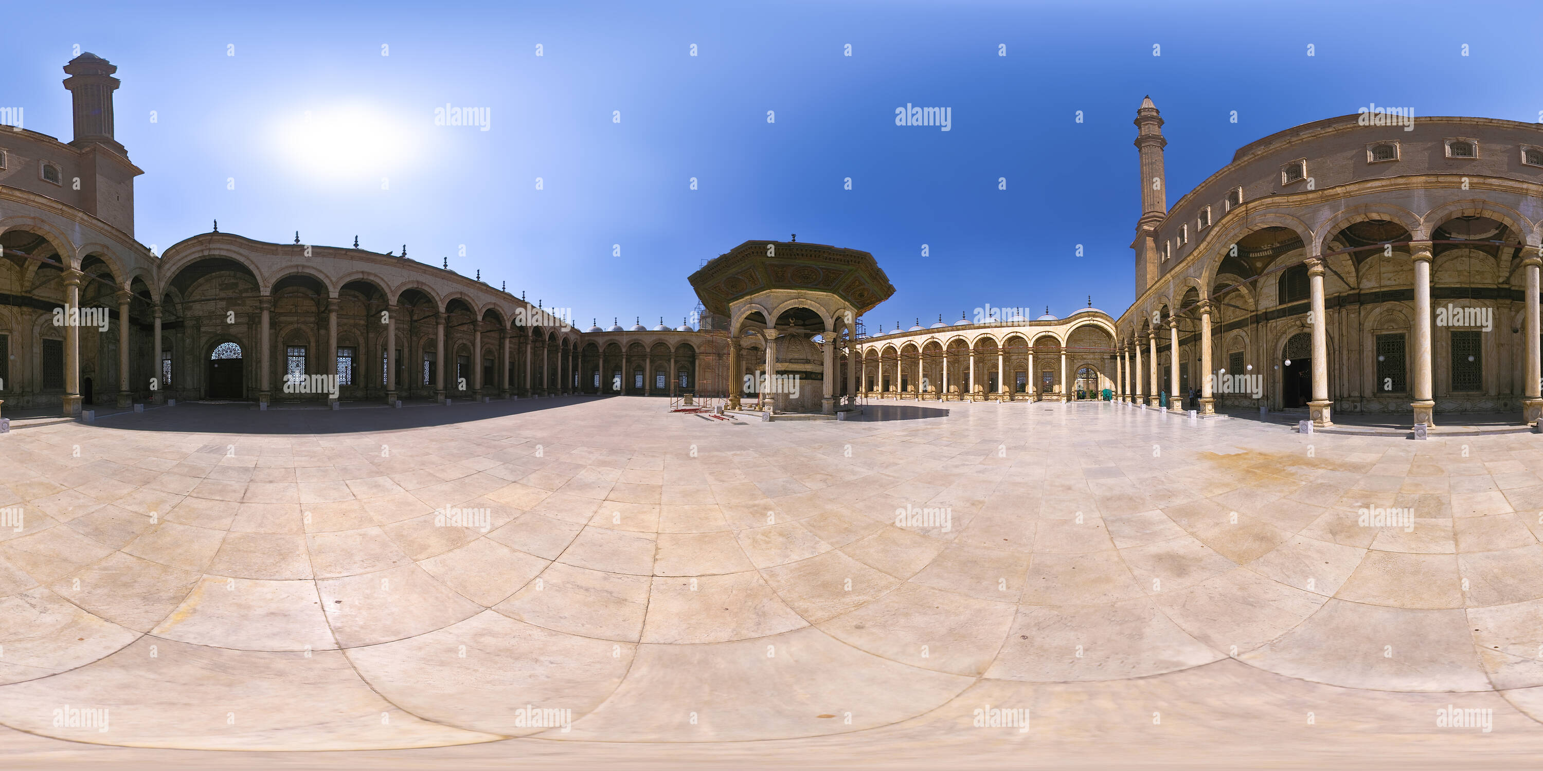360° view of The Mosque of Muhammad Ali Pasha AlSahn - Alamy