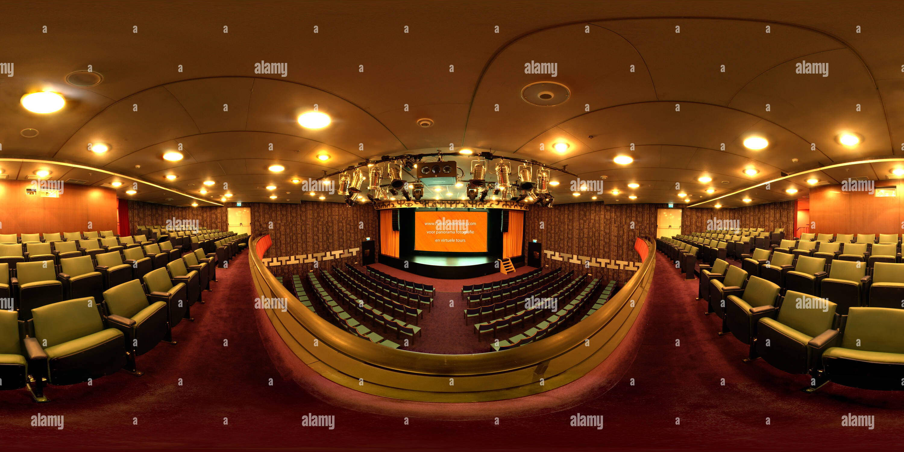 360° view of SS Rotterdam Movie Theatre Alamy