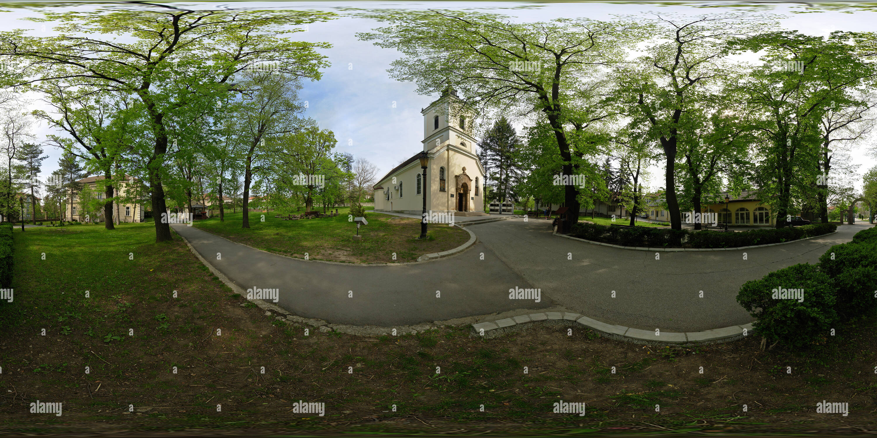 360 degree panoramic view of Diocese in Branicevo distric