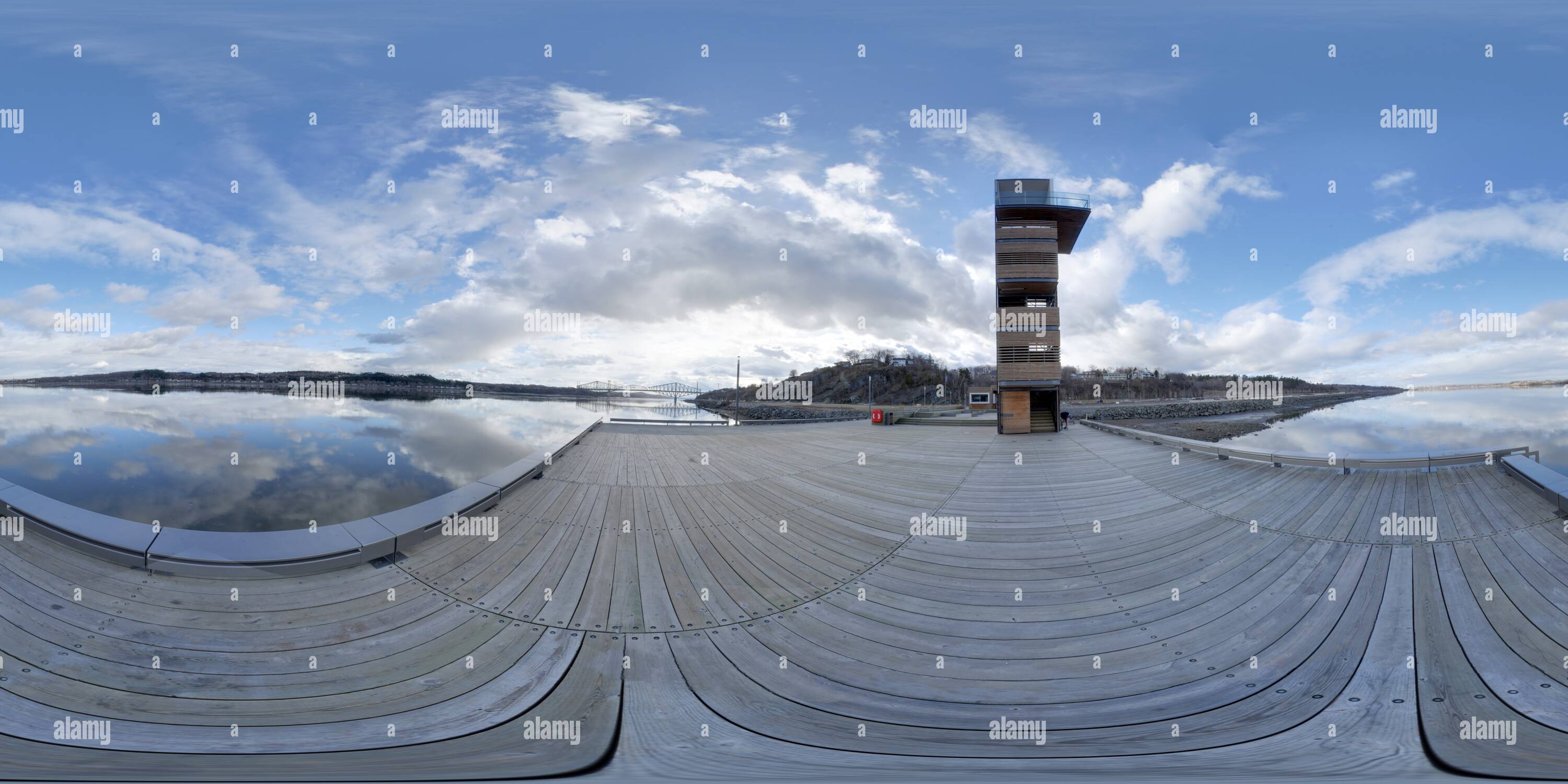 360° view of Promenade Samuel-De Champlain - Alamy