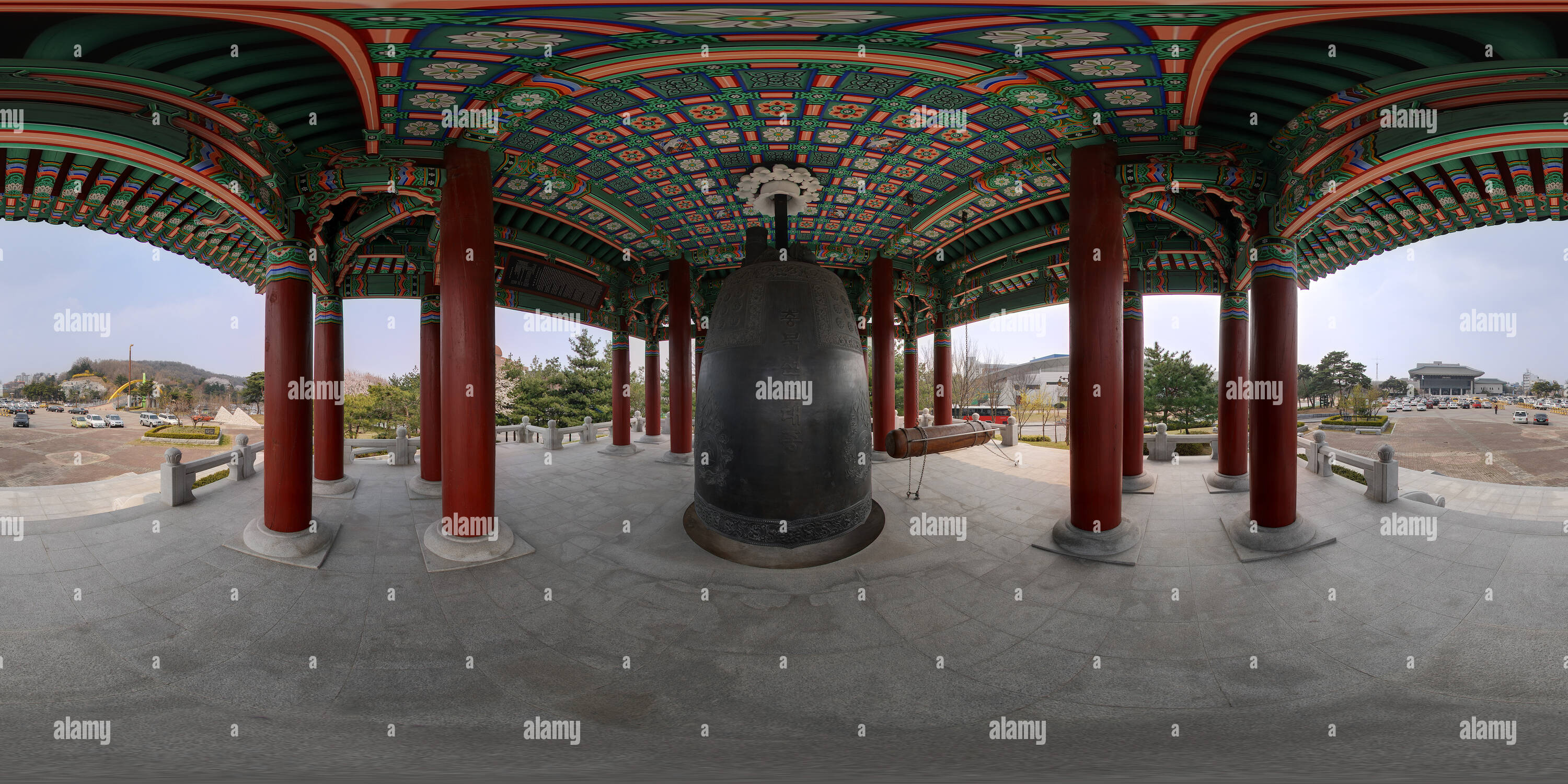 360° view of Chungbuk Millenium Bell - Alamy