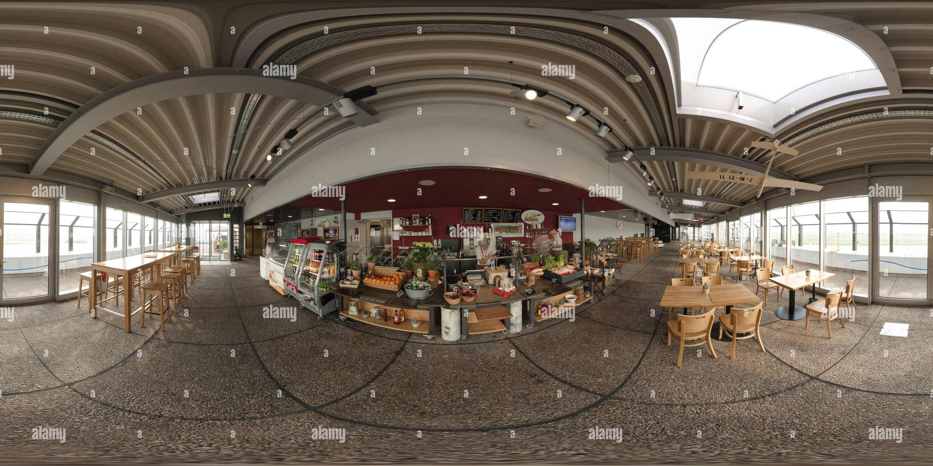 360° View Of Hannover Airport. Gate 66 - Alamy