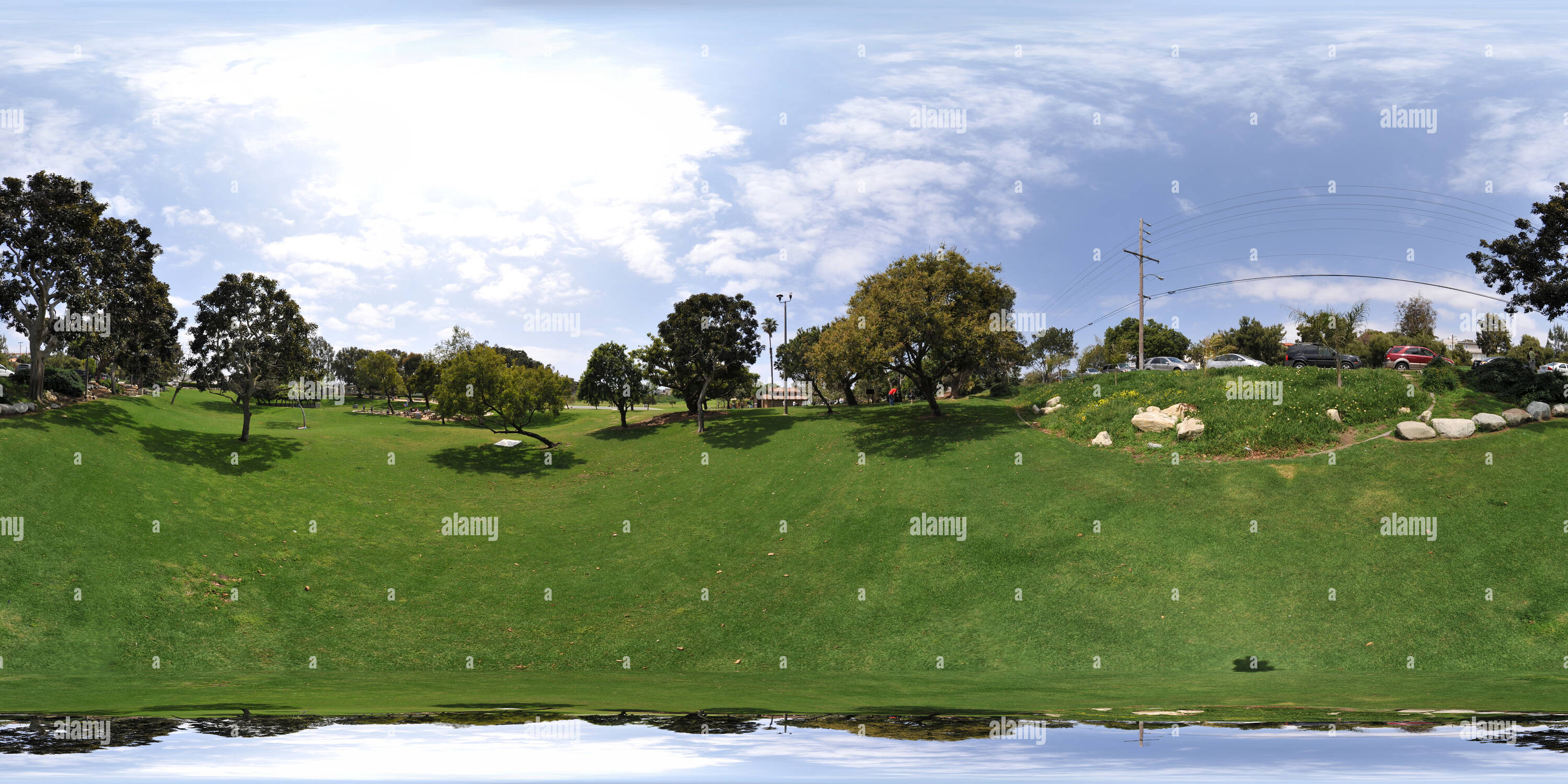 360° view of Hermosa Beach Valley Park, Los Angeles Alamy