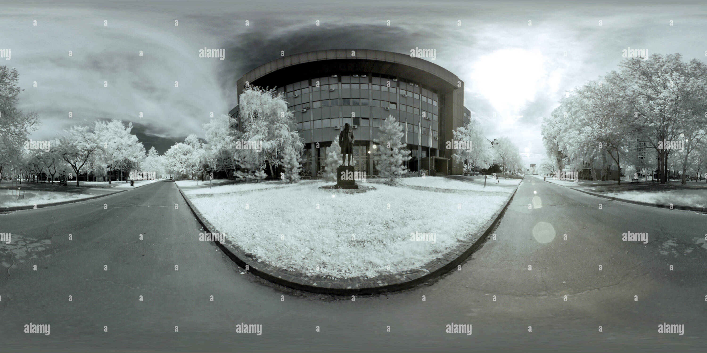 360 degree panoramic view of pmf - infrared