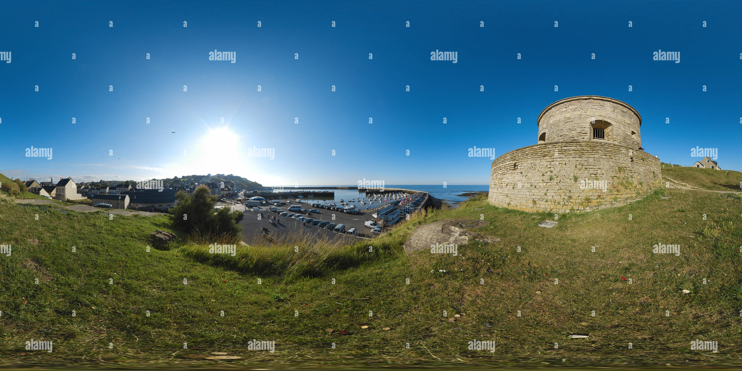 360° view of La cabane Vauban de PortenBessinHuppain France Alamy