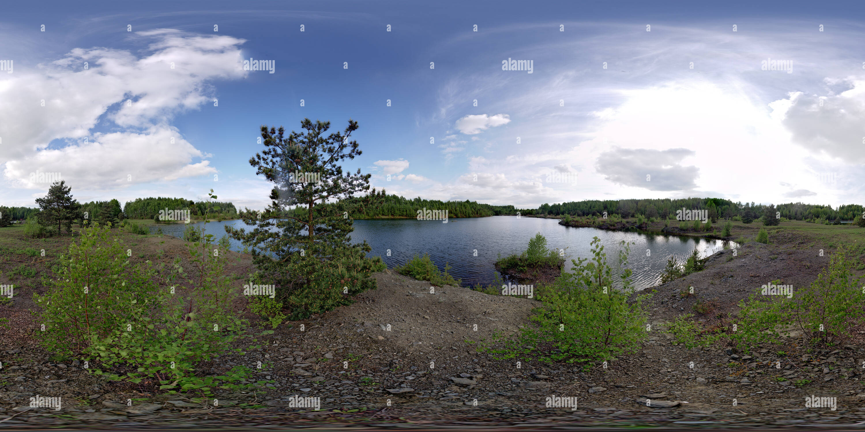360 degree panoramic view of Naturschutzgebiet der ehemaligen Nickelgrube Callenberg Nord II