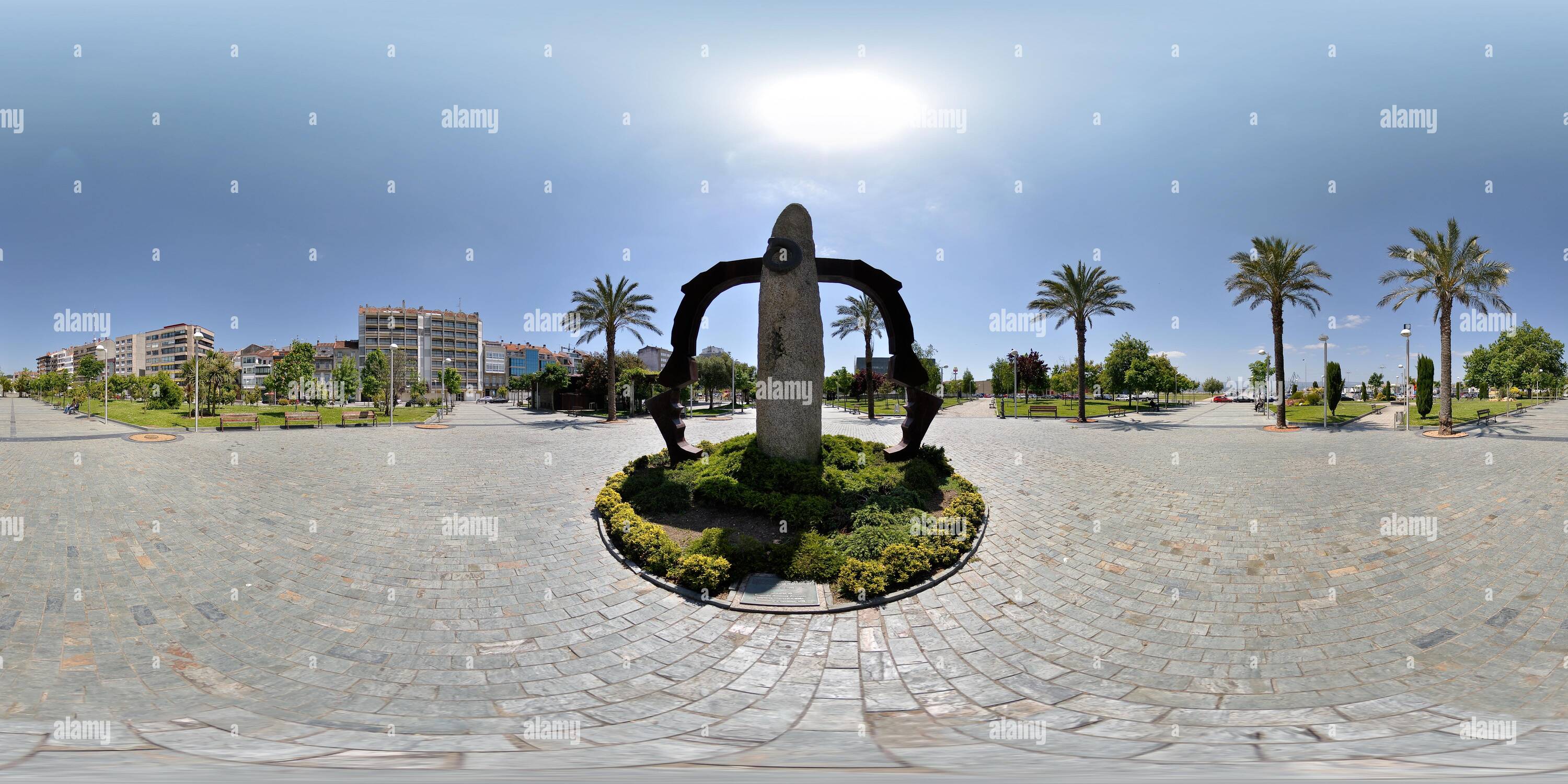 360 degree panoramic view of Parque Miguel Hernández