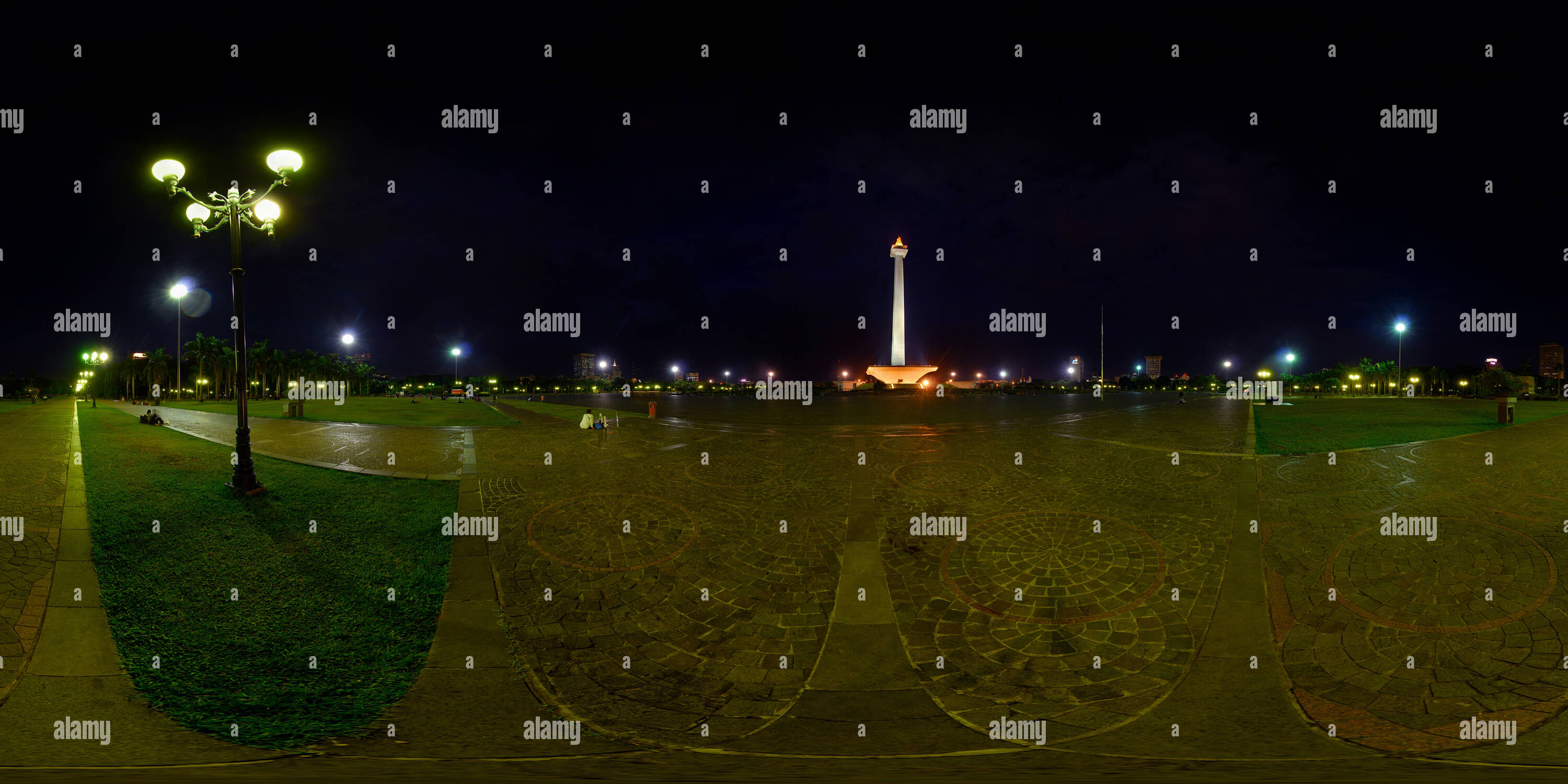 360° View Of Monas National Monument, Jakarta - Alamy