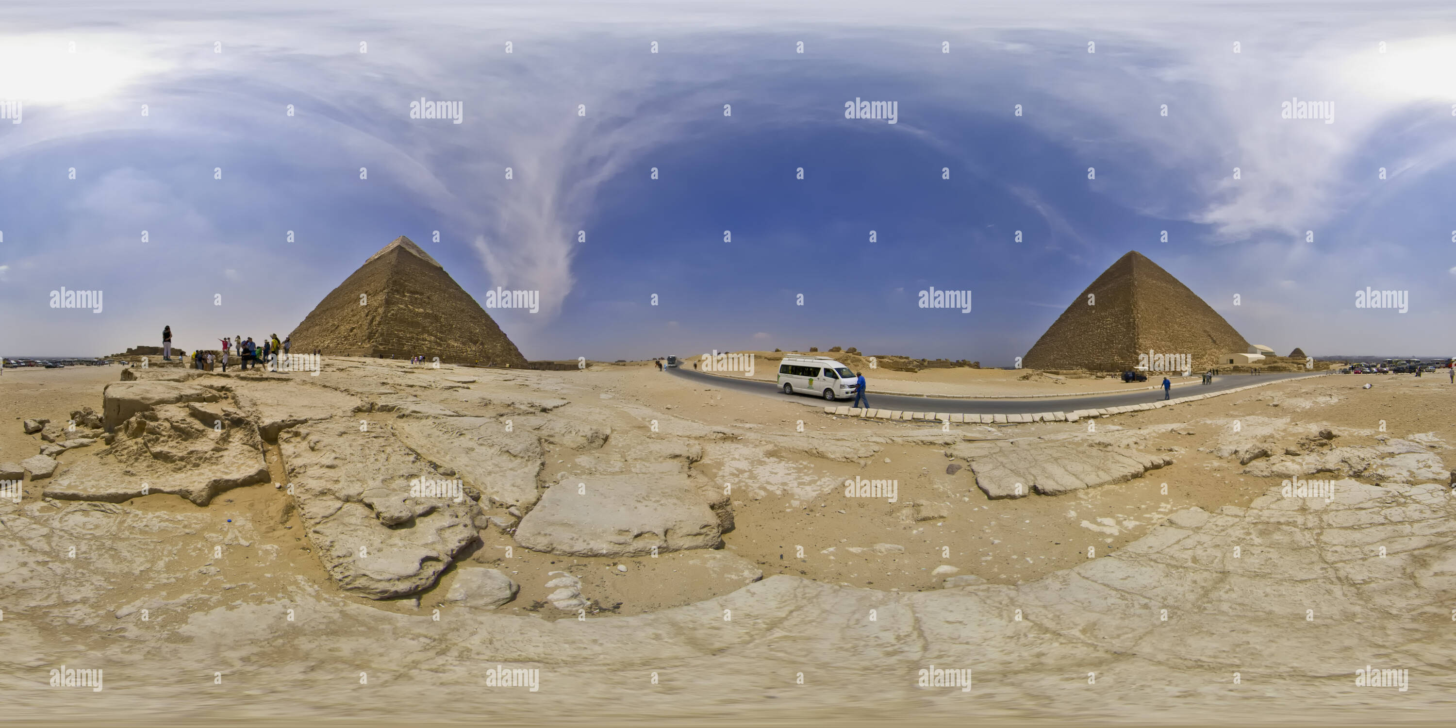 panorama de 360 ​​grados giza