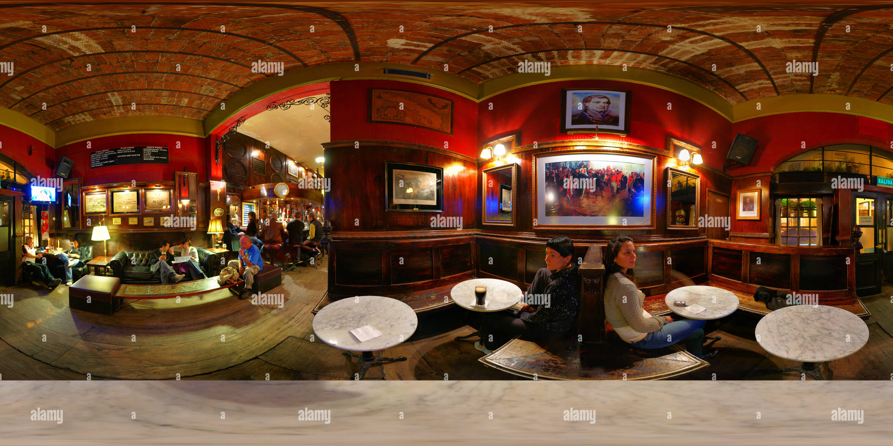 360° view of Gibraltar Bar inside Alamy
