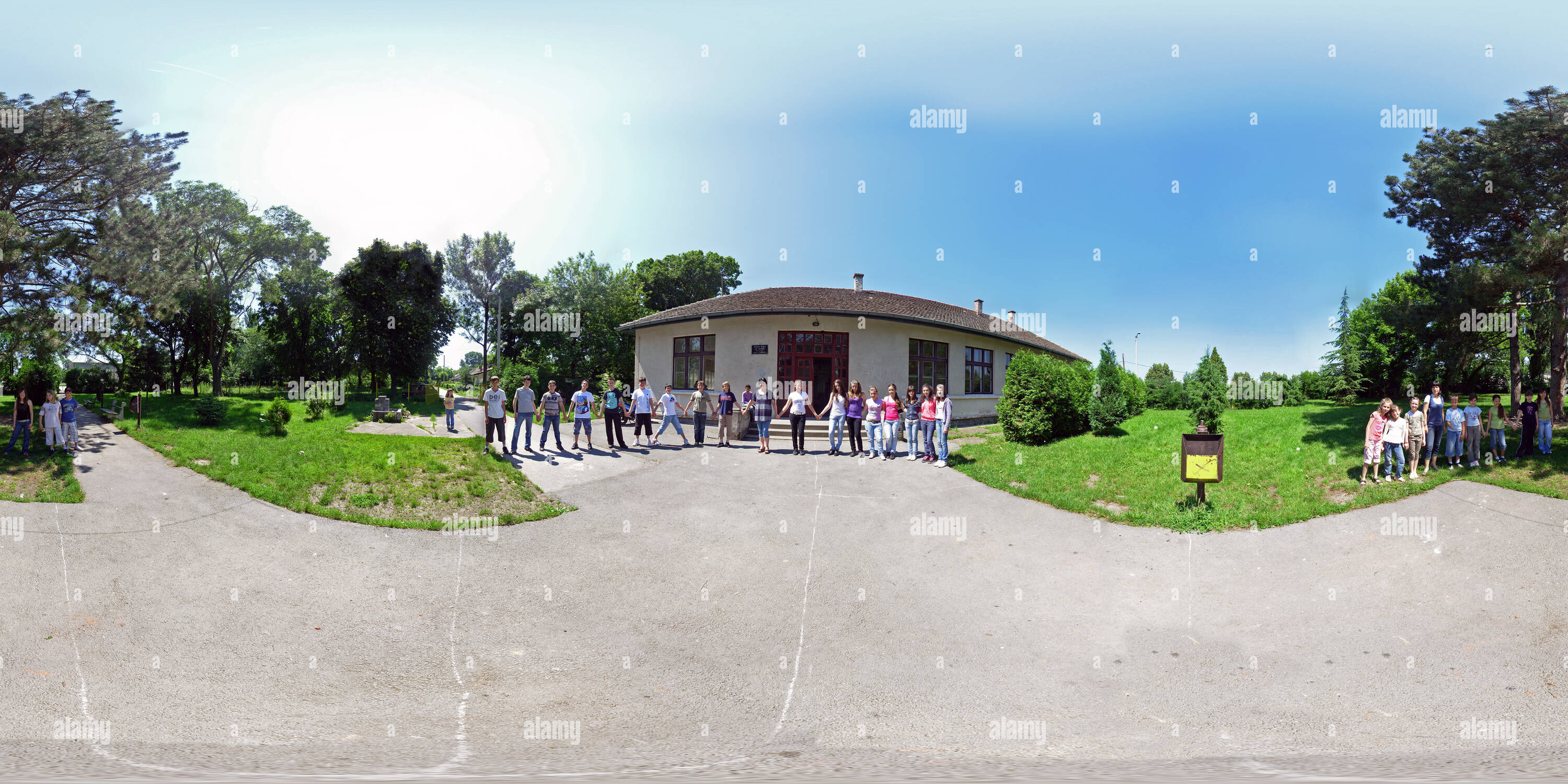 360 degree panoramic view of Pupils in Zabela