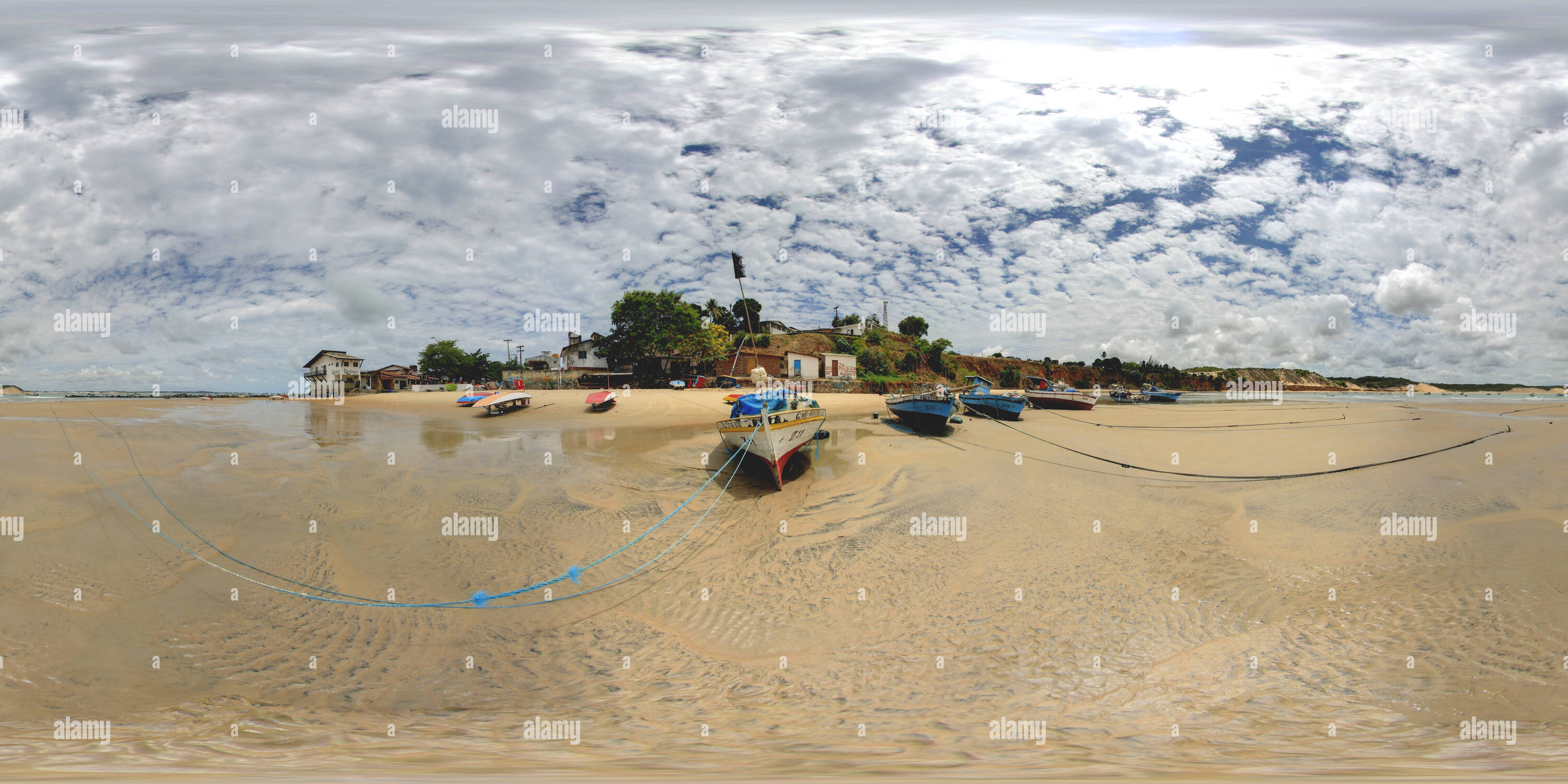 360° view of Beach of baia formosa - Alamy