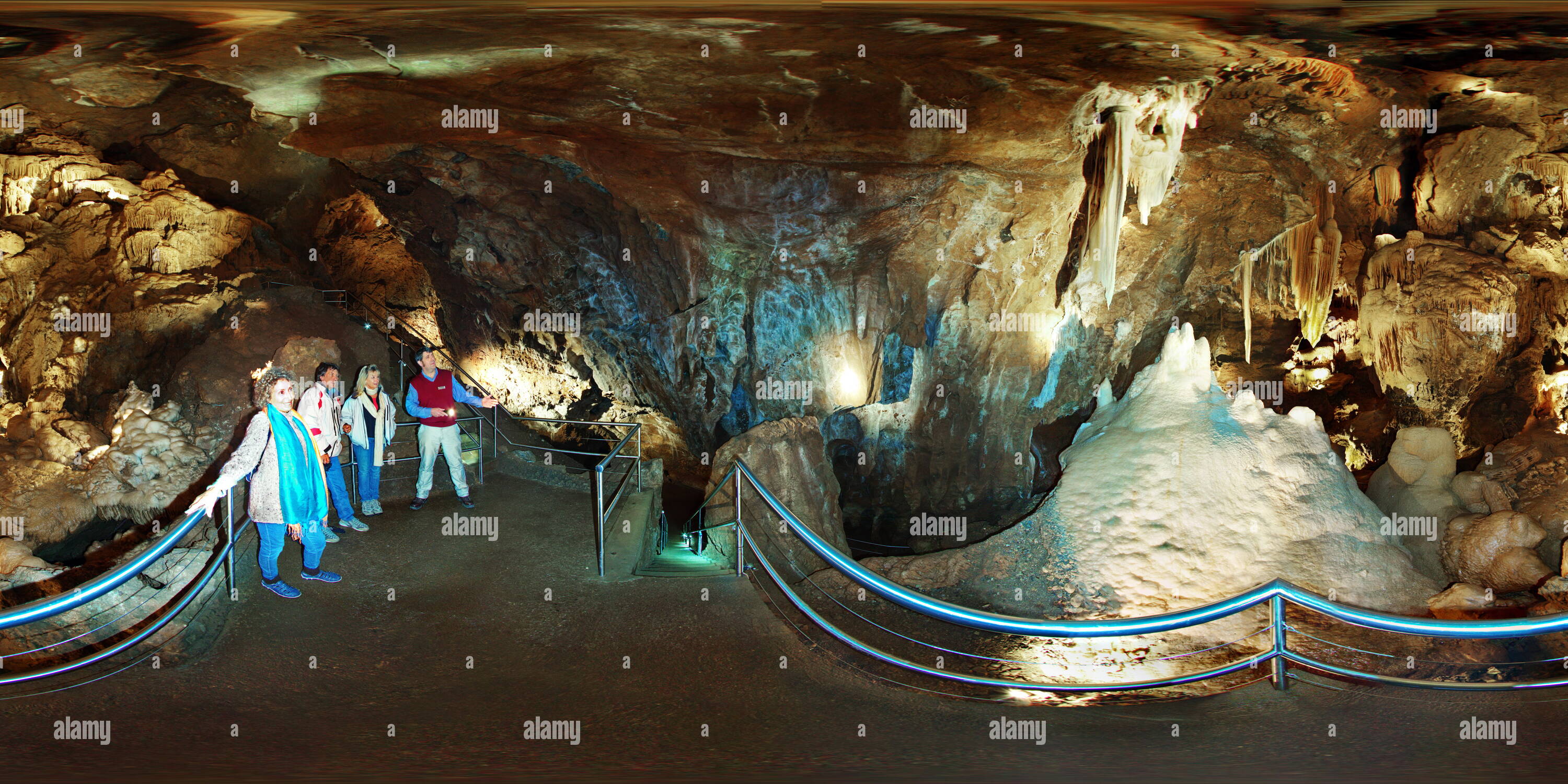 360 degree panoramic view of Jenolan Cave Australia Temple of Baal