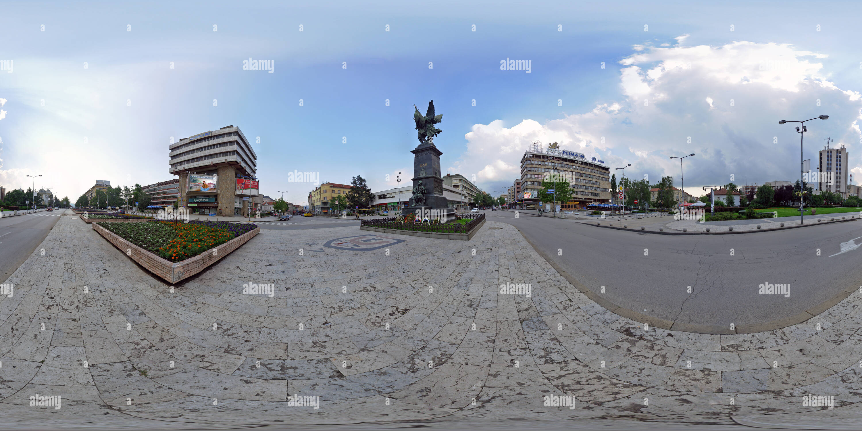 360° view of Krusevac city (Grad Kruševac - Alamy