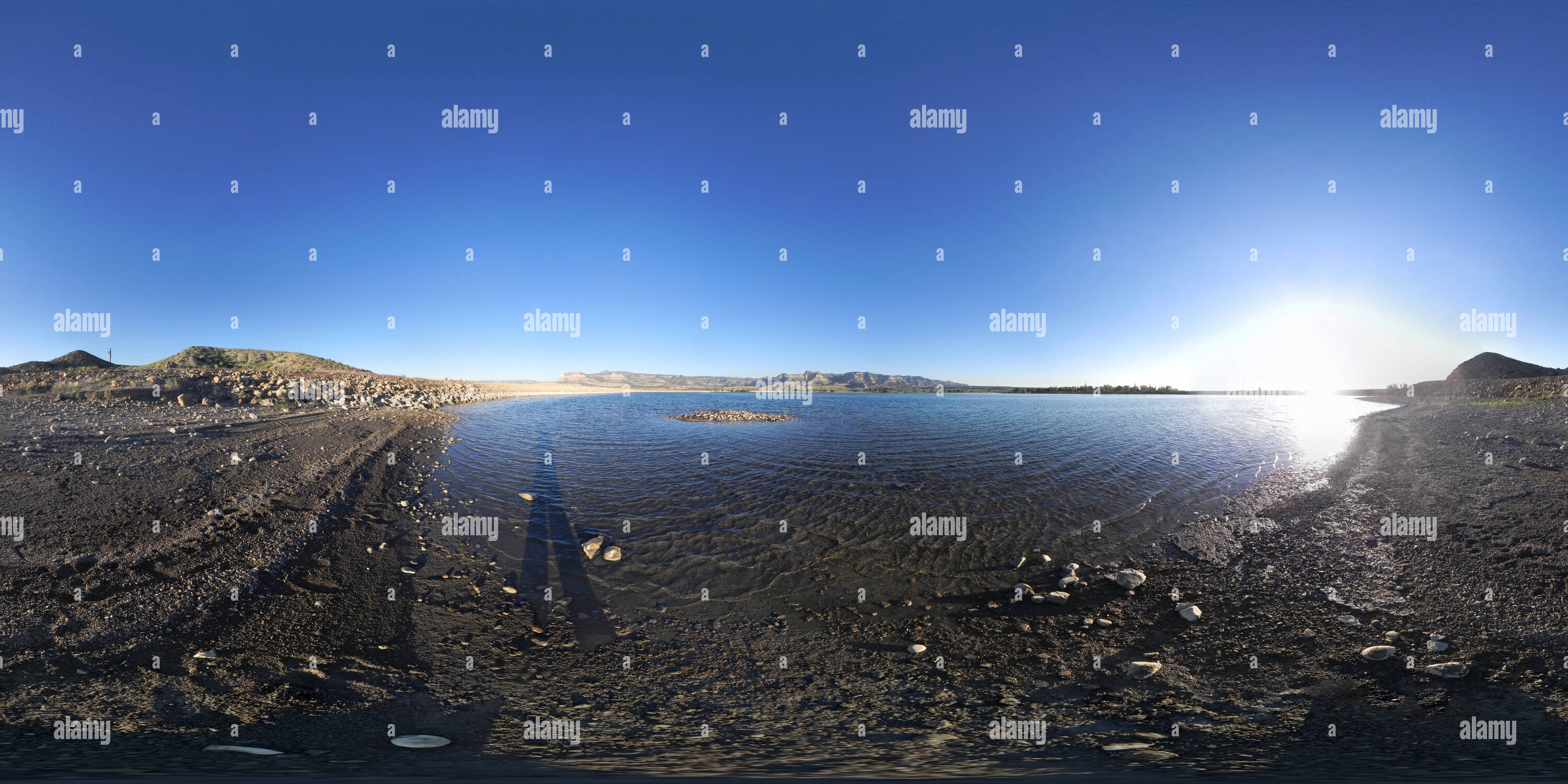 360° view of Huntington Lake, Huntington, Utah, USA Alamy