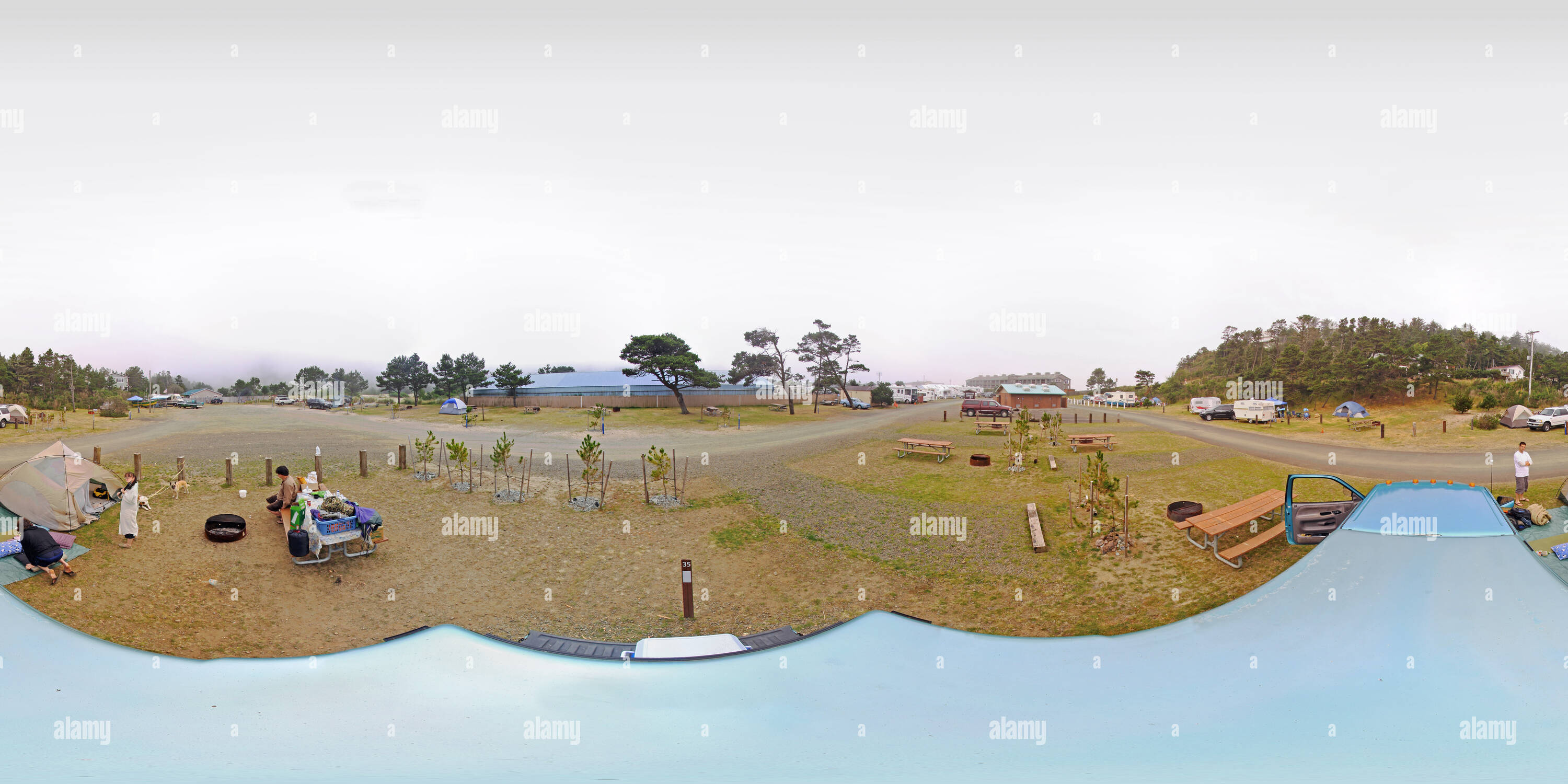 360° view of Webb County Campground - Bunny Park - Alamy