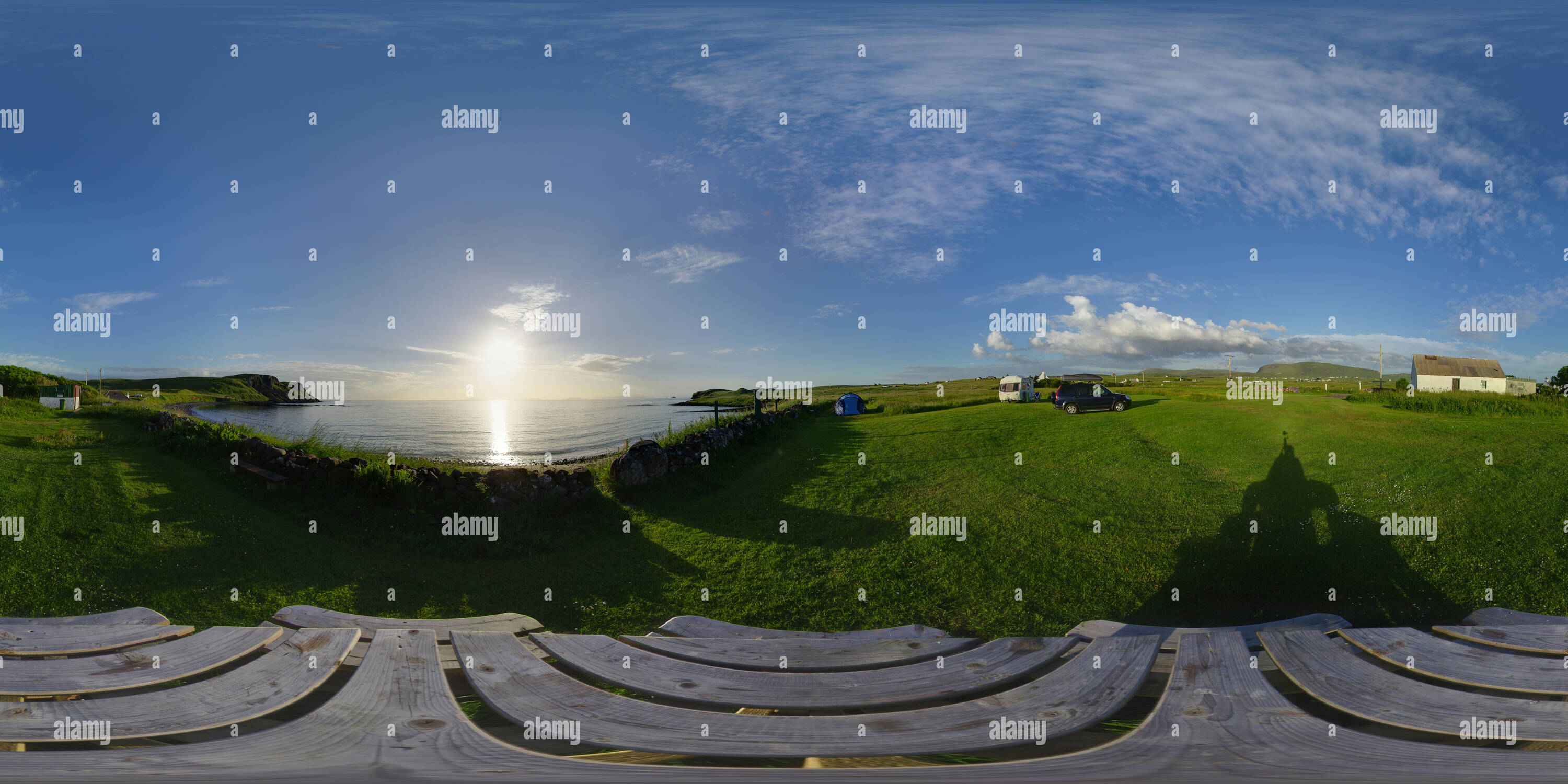 360° view of Camus Mor , Isle Of Skye Alamy