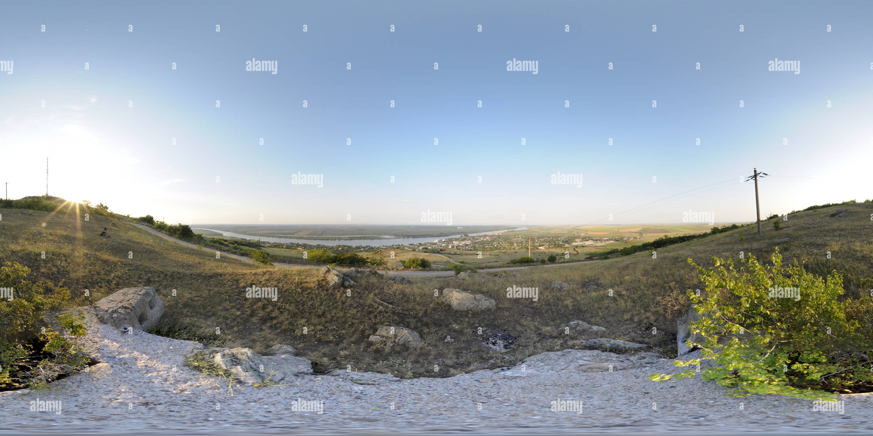 360 degree panoramic view of Roaming on the Mahmudia Hills