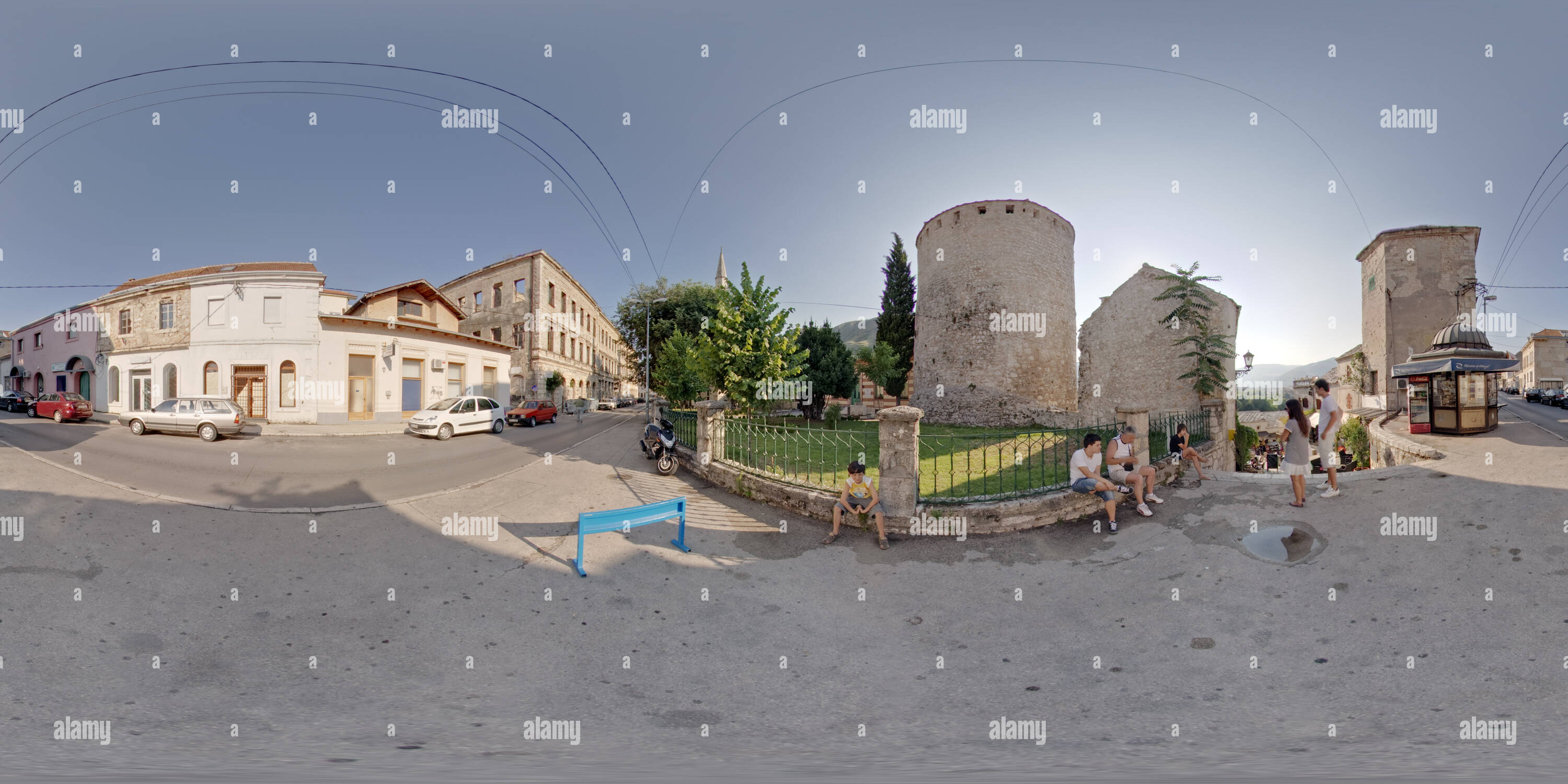 360 degree panoramic view of Mostar / BiH