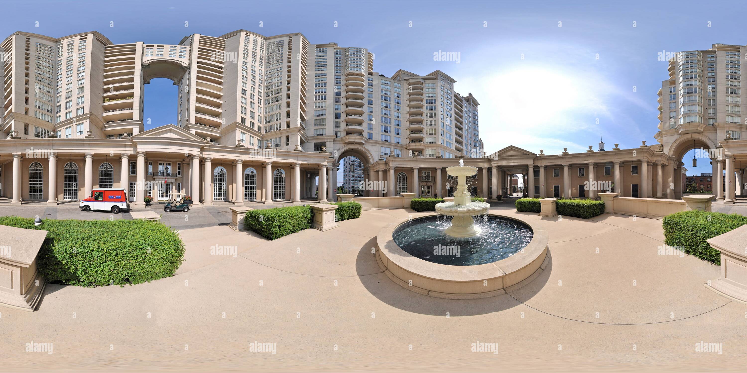 360° view of Grand Harbour Condo Roundabout Alamy
