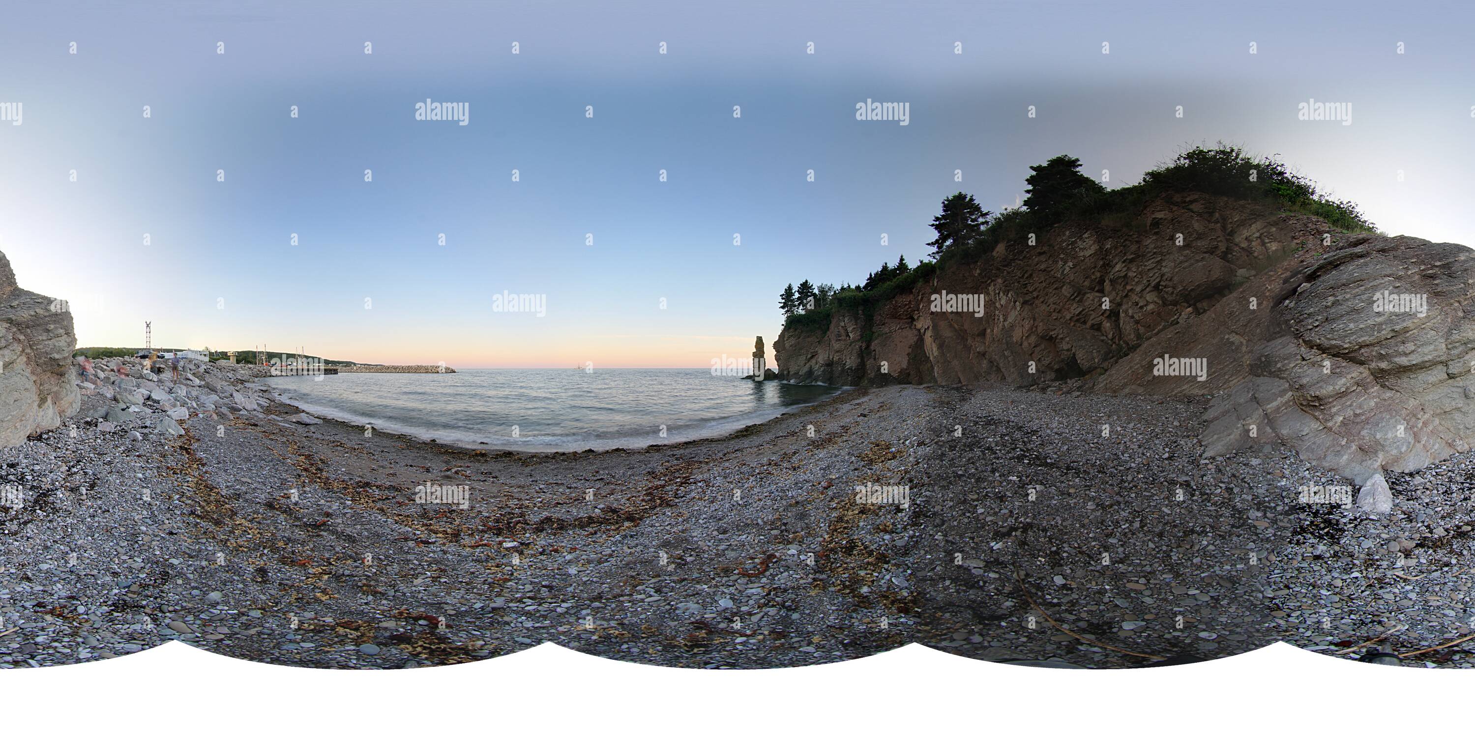 360° view of AnceauxGascons Gaspe peninsula Alamy
