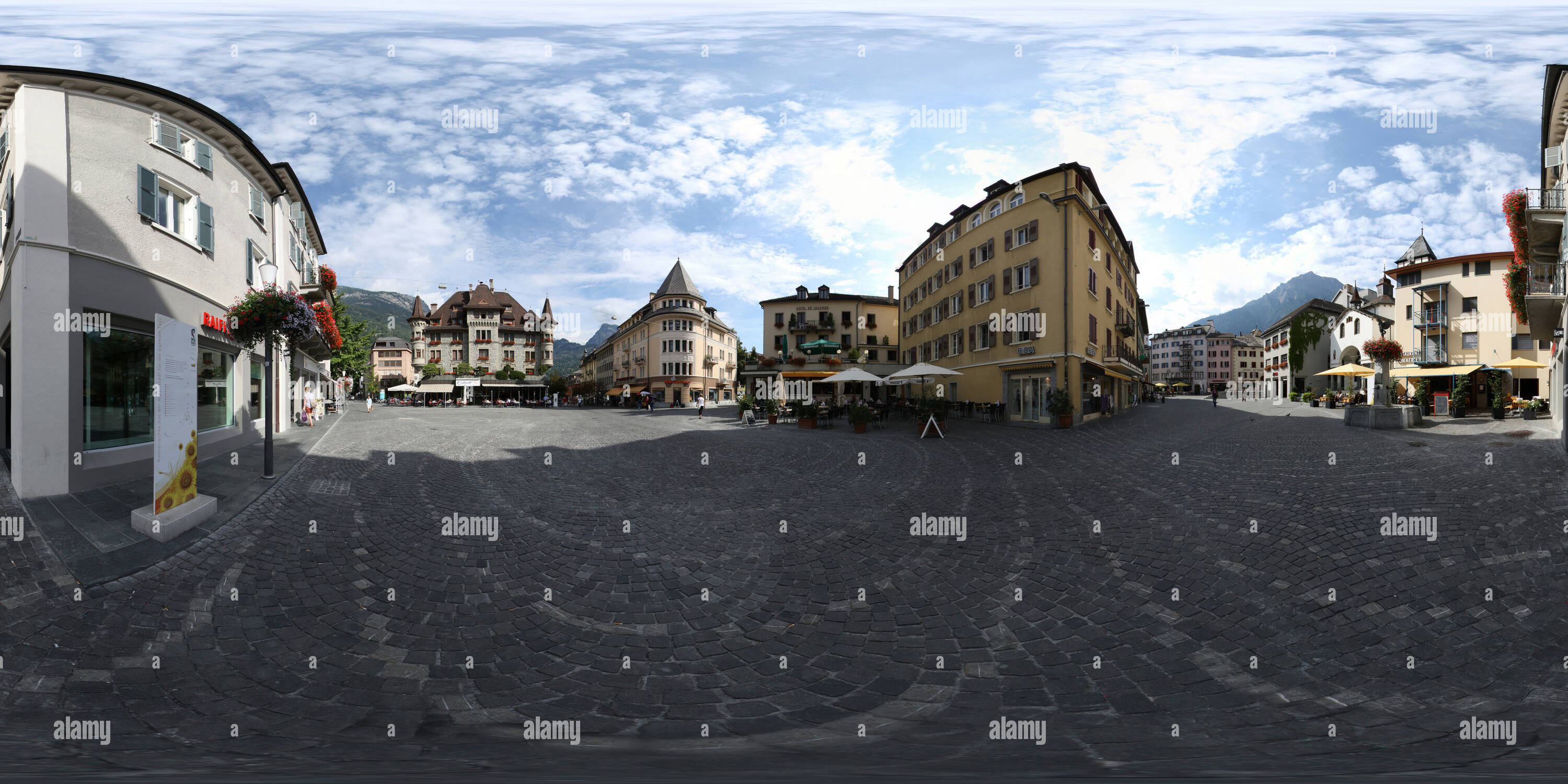 360 degree panoramic view of Sebastiansplatz