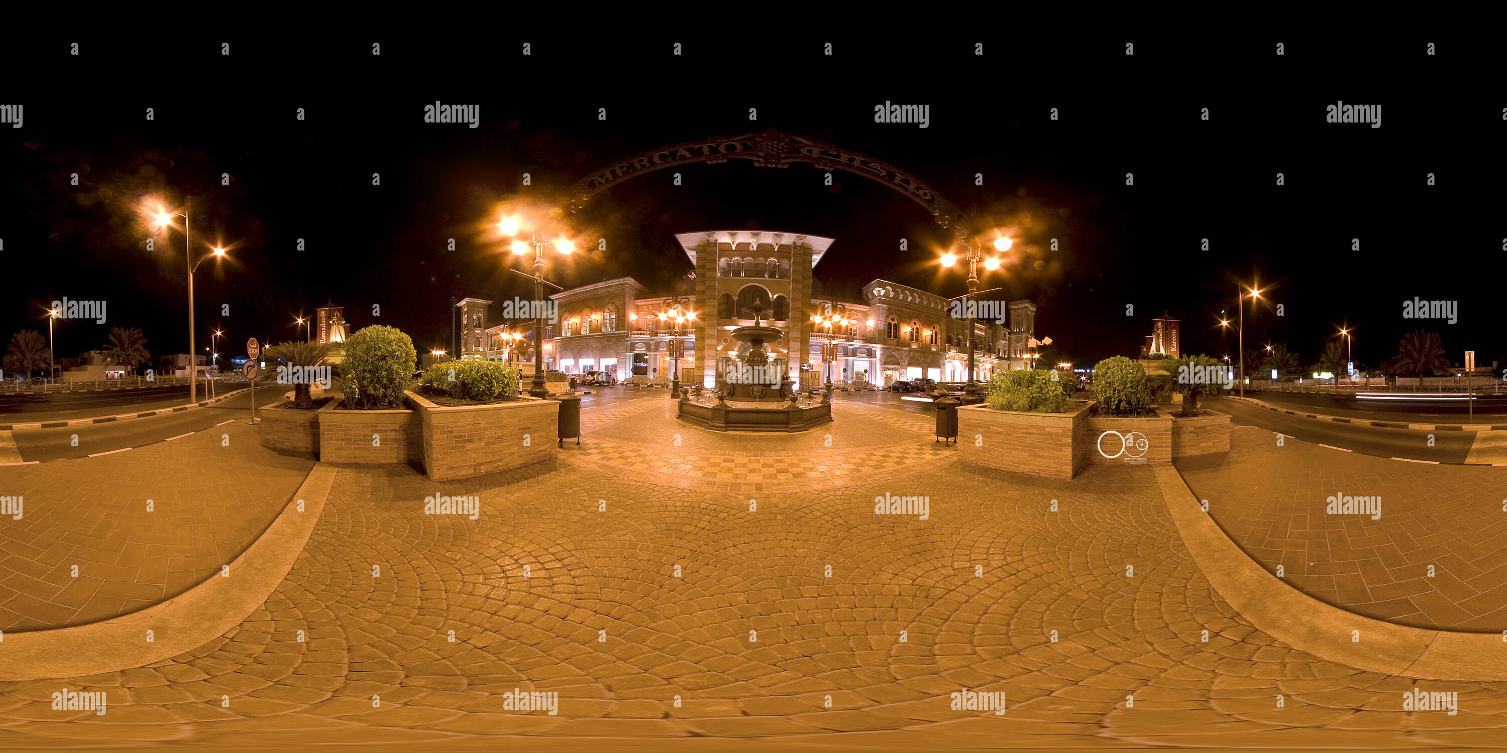 360 degree panoramic view of The Mercato Mall (Exterior Facade 1)