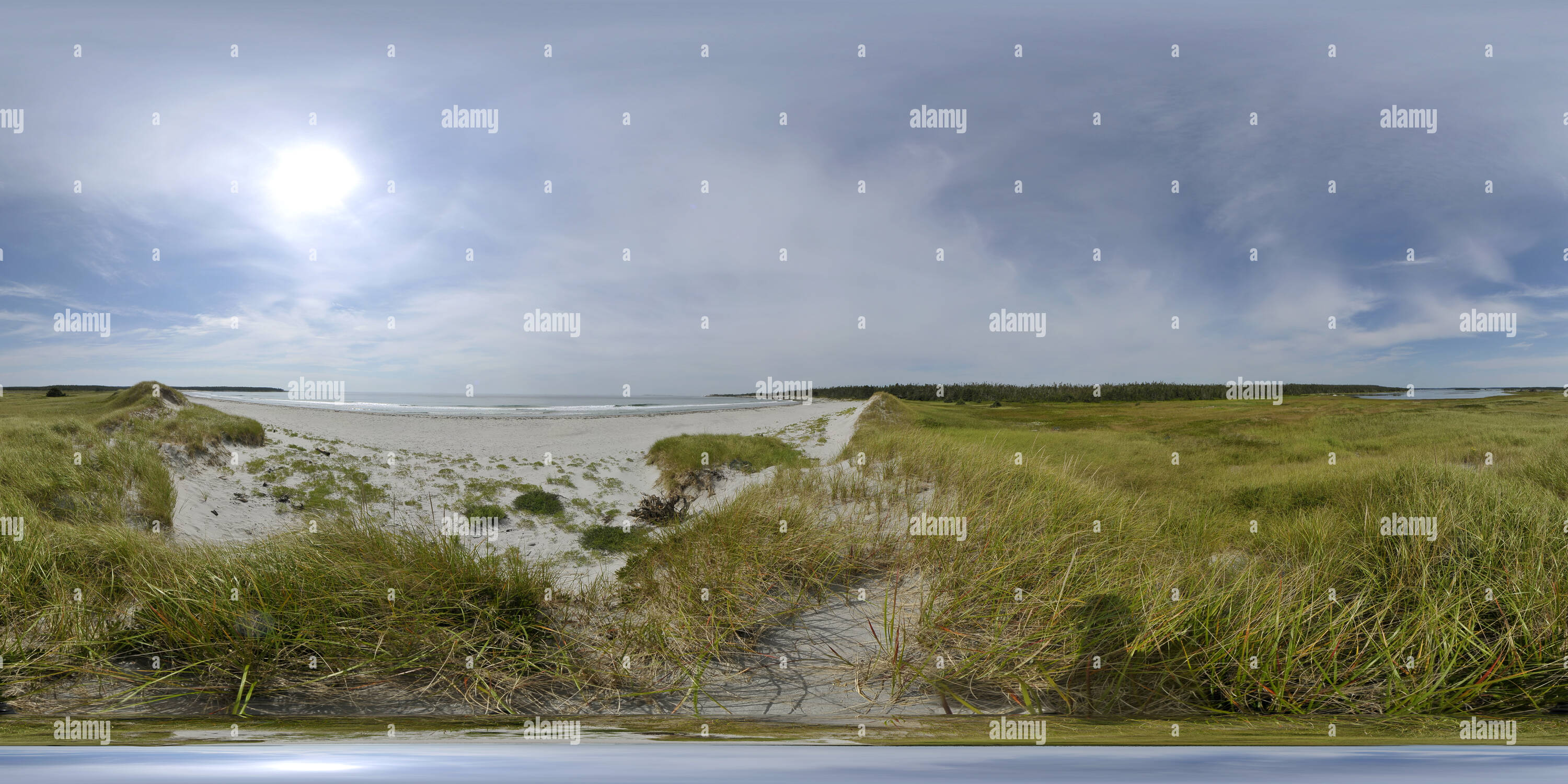 360° view of Bantam Bay, Cape HaHave Island, LaHave Islands, Nova