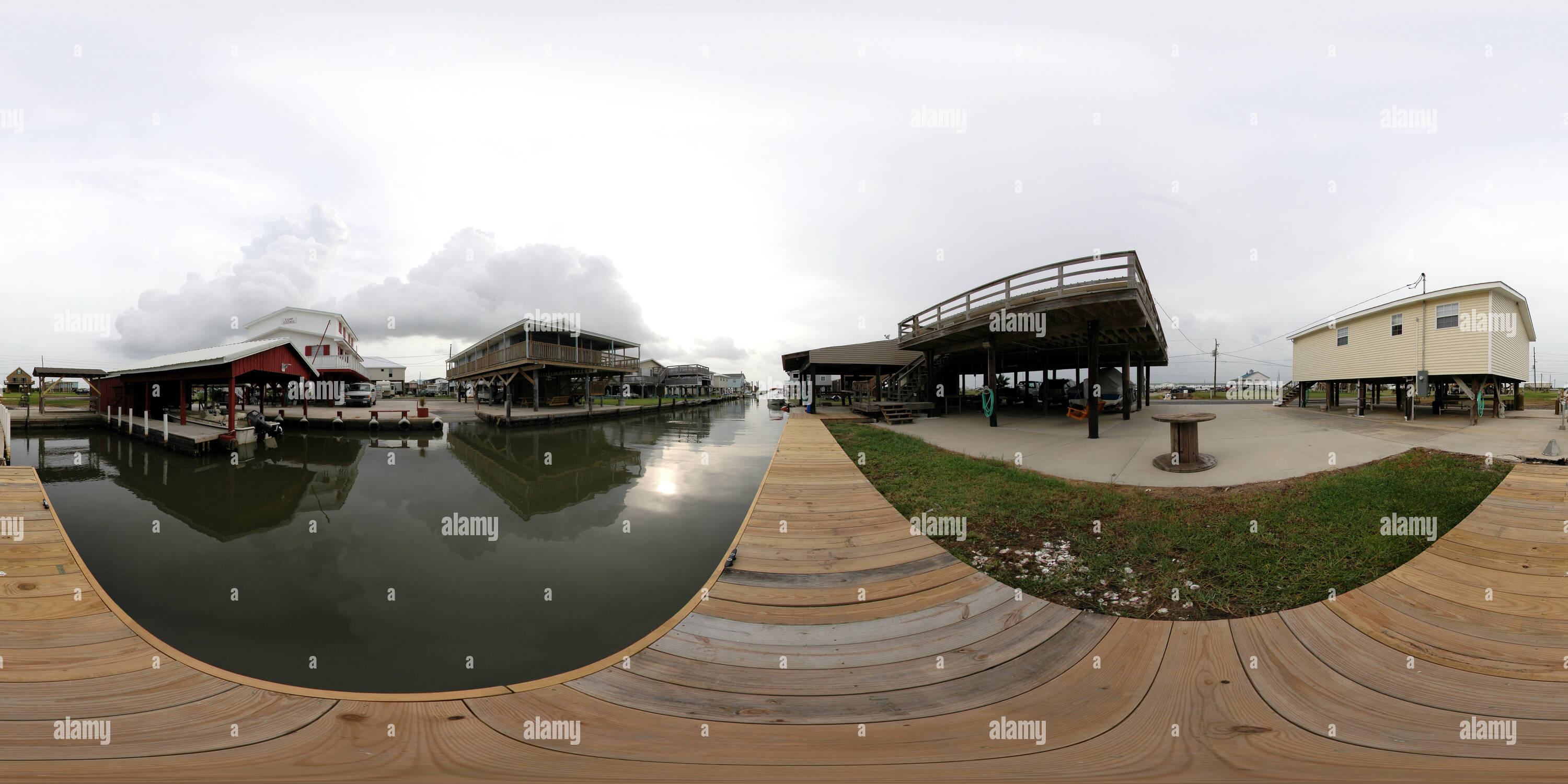 360 degree panoramic view of Grand Isle Houses, Grand Isle, LA