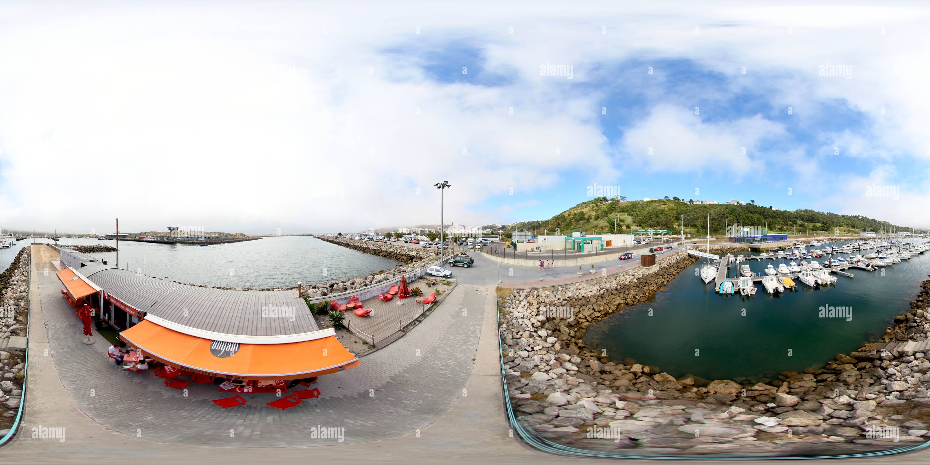 360 degree panoramic view of Clube Naval da Nazaré-future Clubhouse