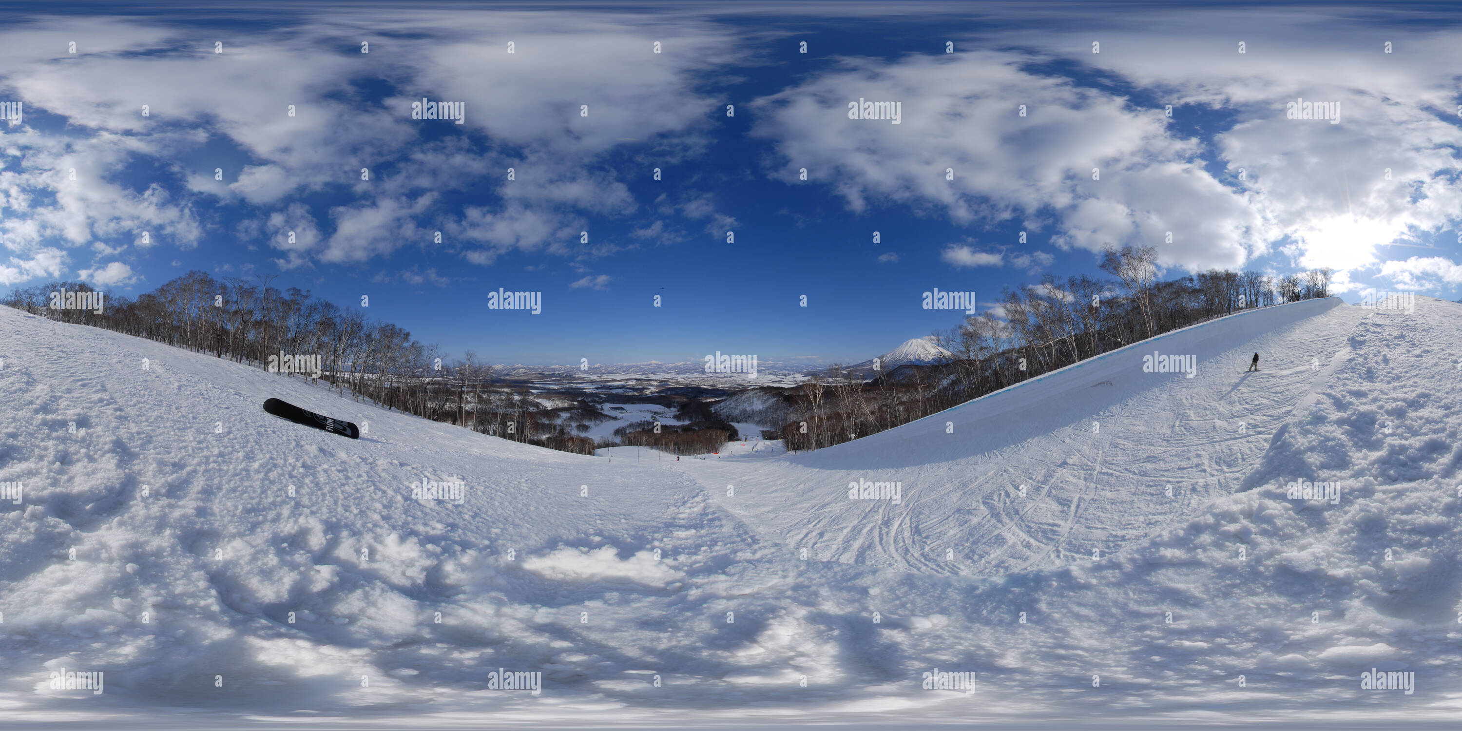 360° view of Hanazono Half Pipe 2008 - Alamy