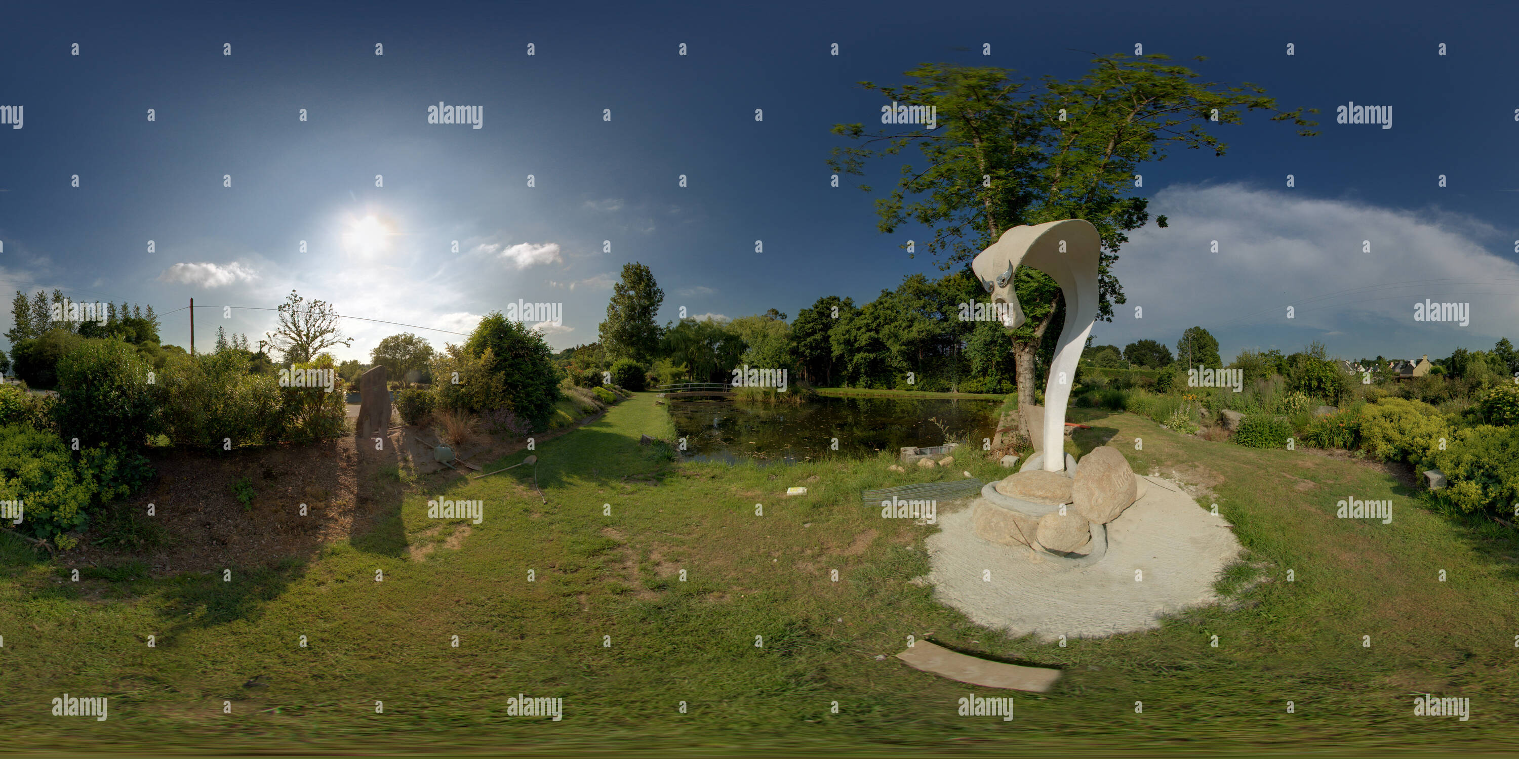 360° view of Serpent de Paul Breton, Sizun, Finistere Alamy