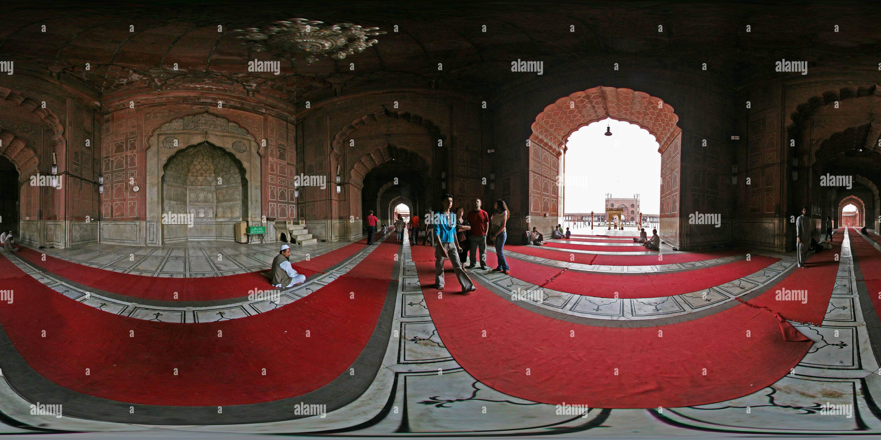 Jama Masjid Inside View PMFCK7 
