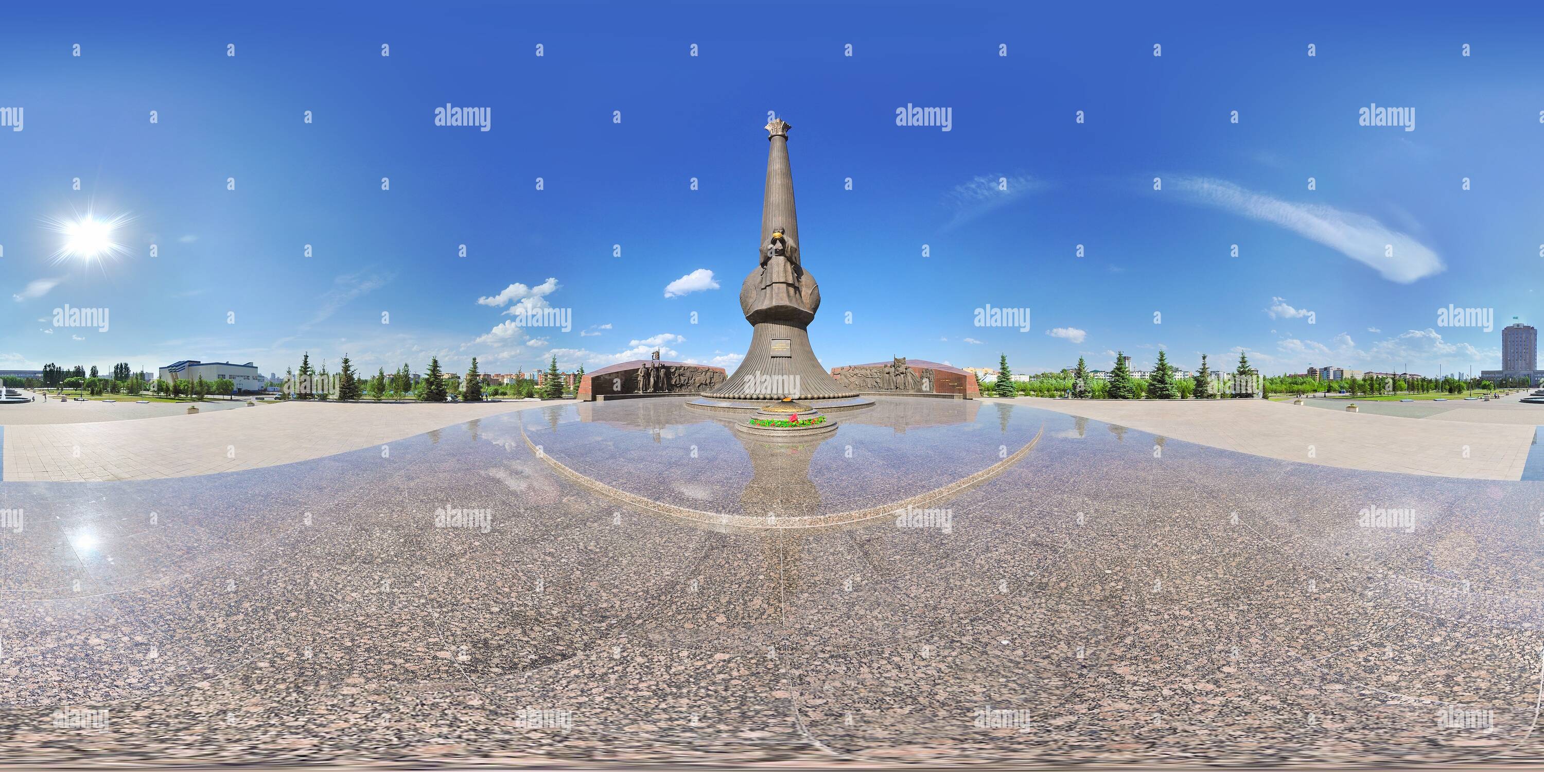 360° view of Astana - Jer Ana (Mother Land) Monument - Alamy