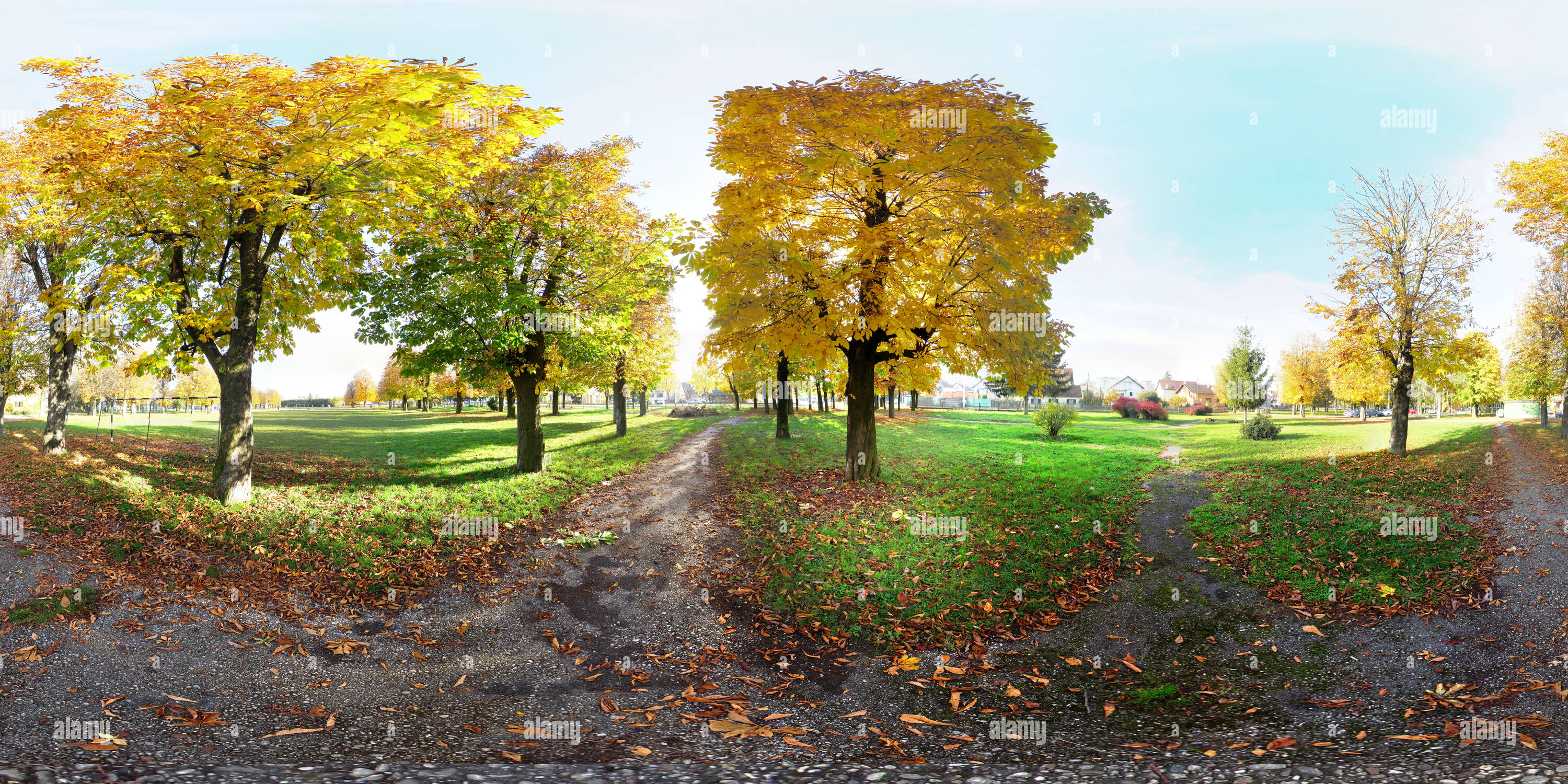 360° view of Park near school - Alamy