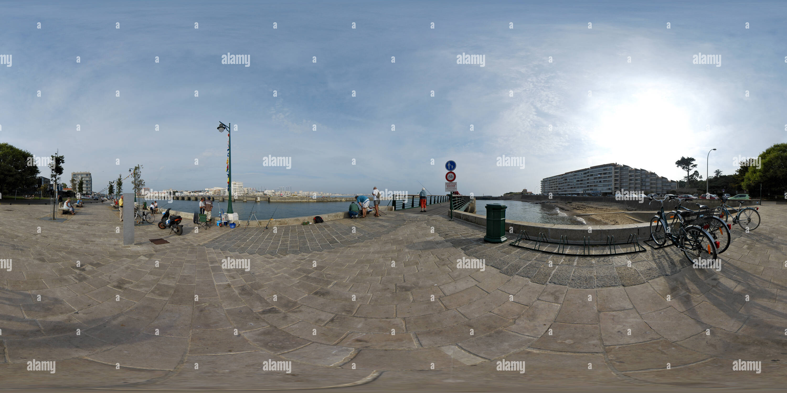 360° view of Quai des Sables-d'Olonne - France - Alamy