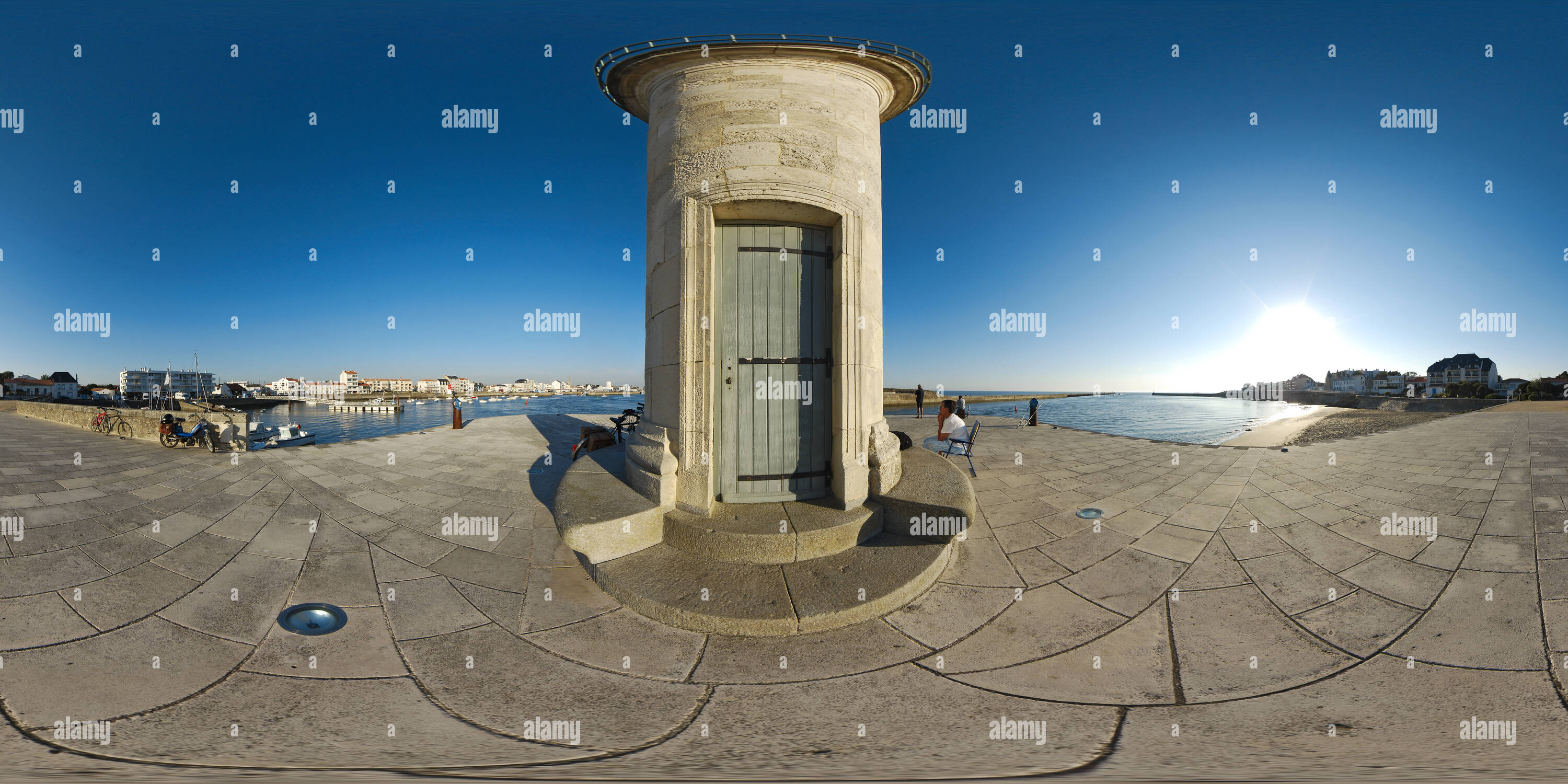 360° view of Porte du phare de SaintGillesCroixdeVie France Alamy