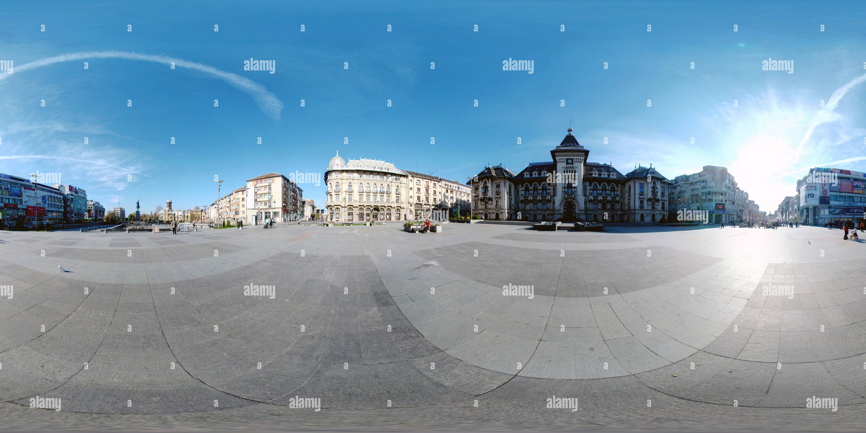 360 degree panoramic view of Craiova Prefecture