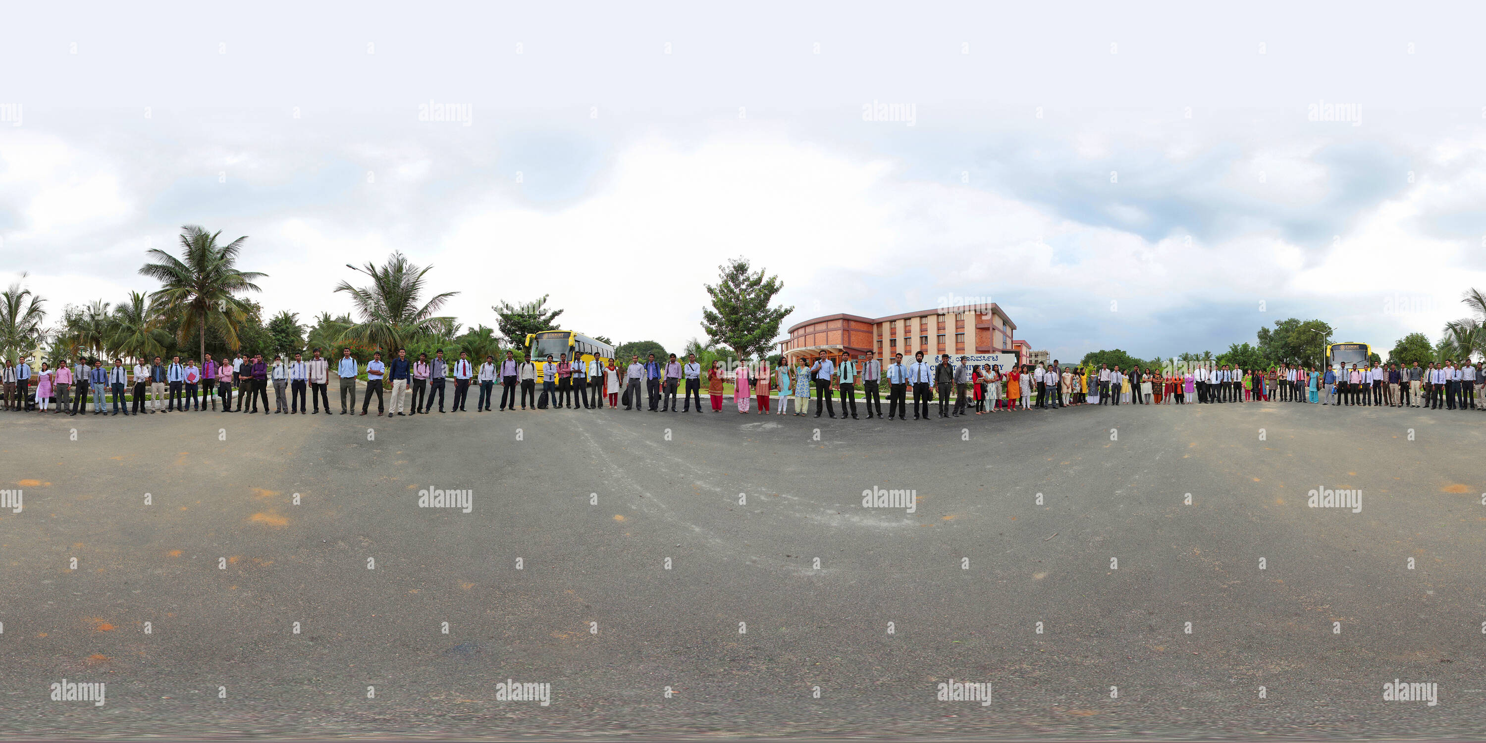 360 View Of Students Christ University Bangalore Alamy