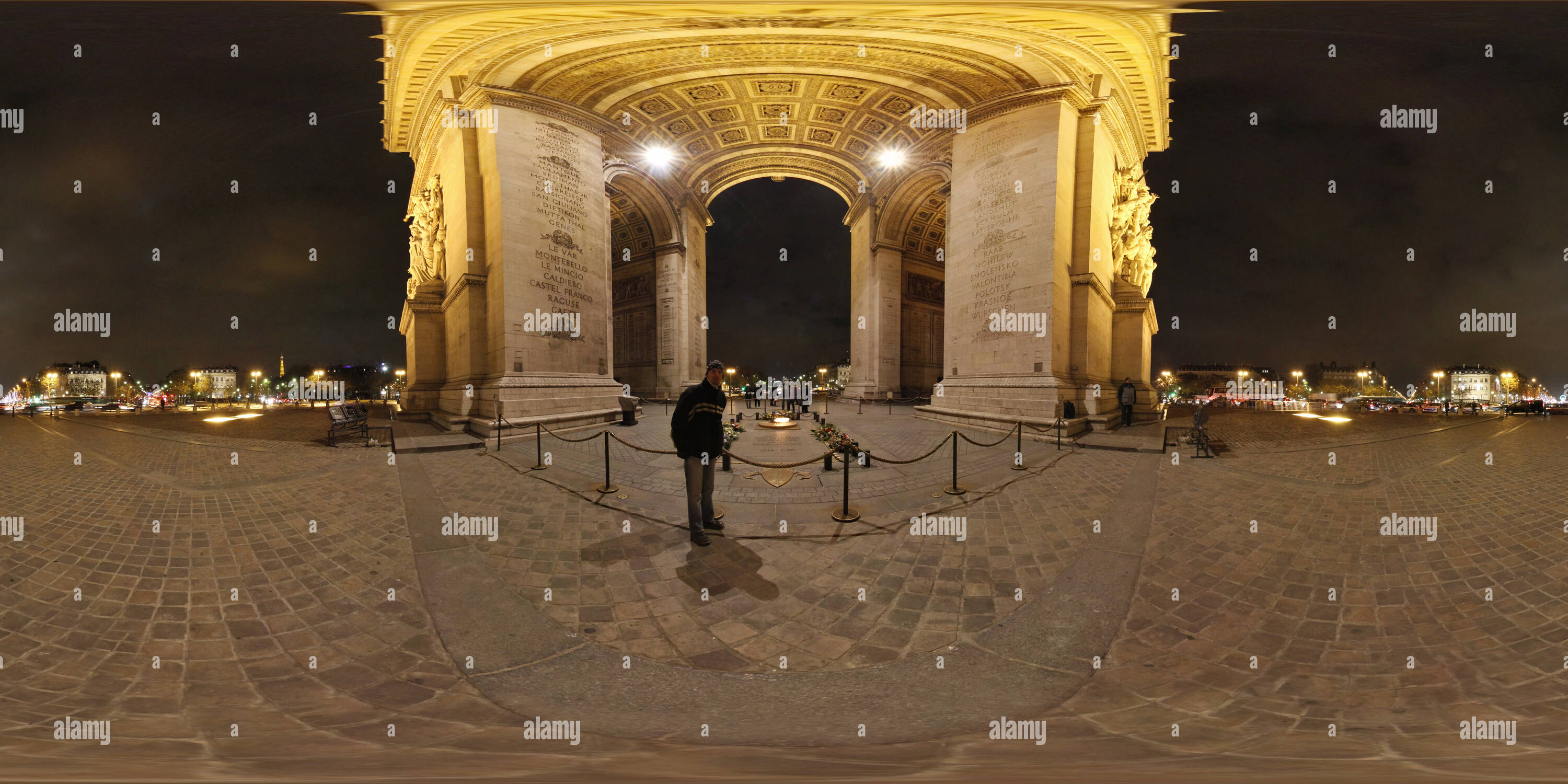 360° view of Place Charles de Gaulle Étoile 2 Alamy
