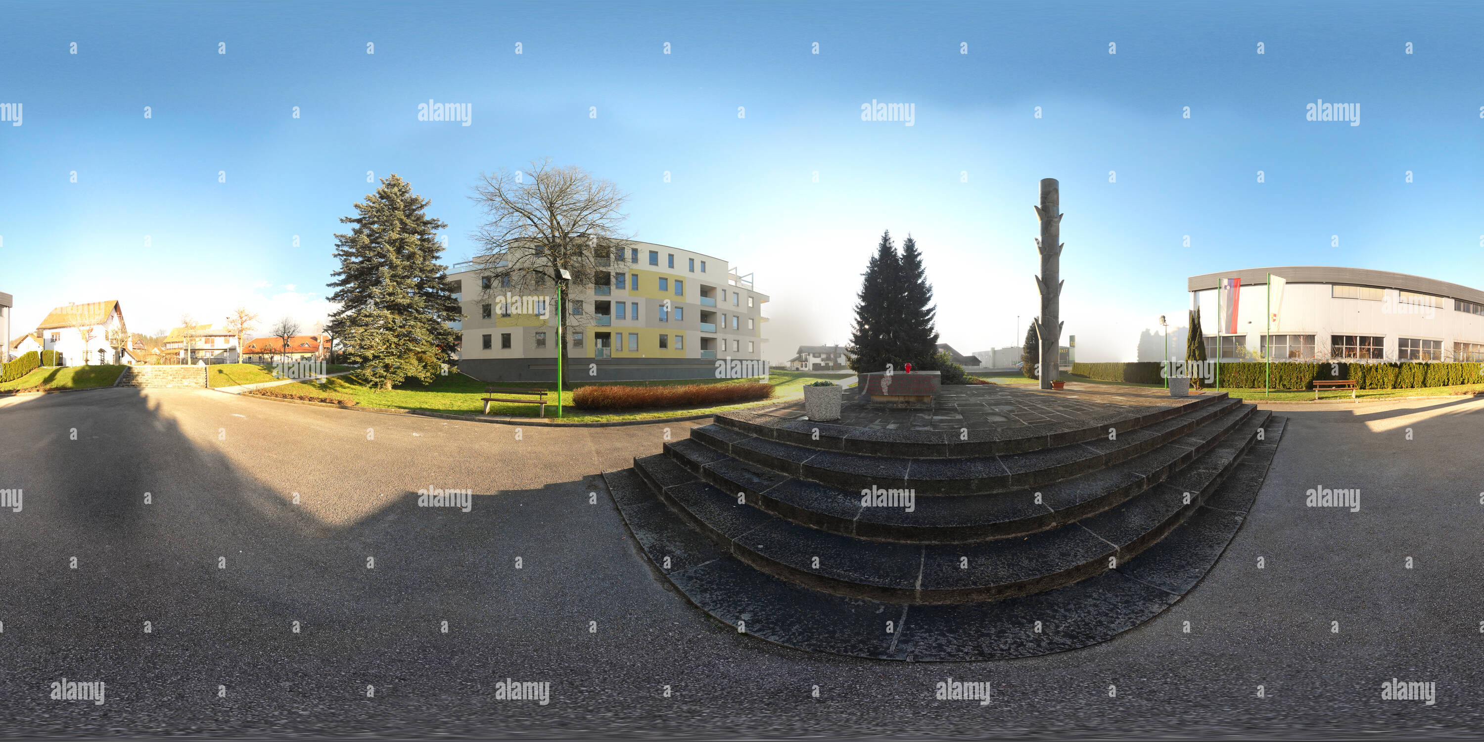 360 degree panoramic view of Spomenik2 Vojnik