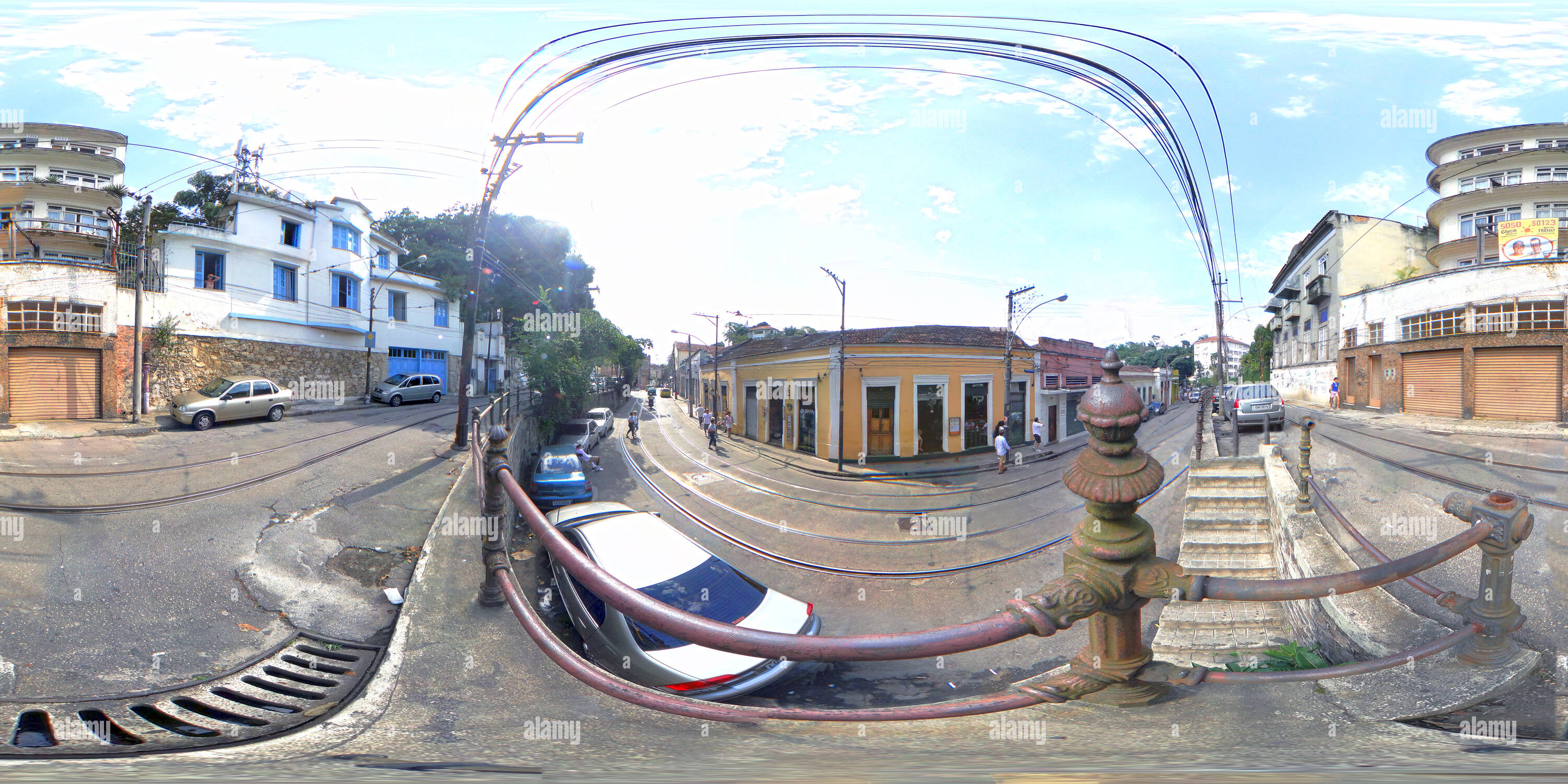 360° view of Largo dos Guimaraes Santa Teresa Rio de Janeiro Brasil - Alamy