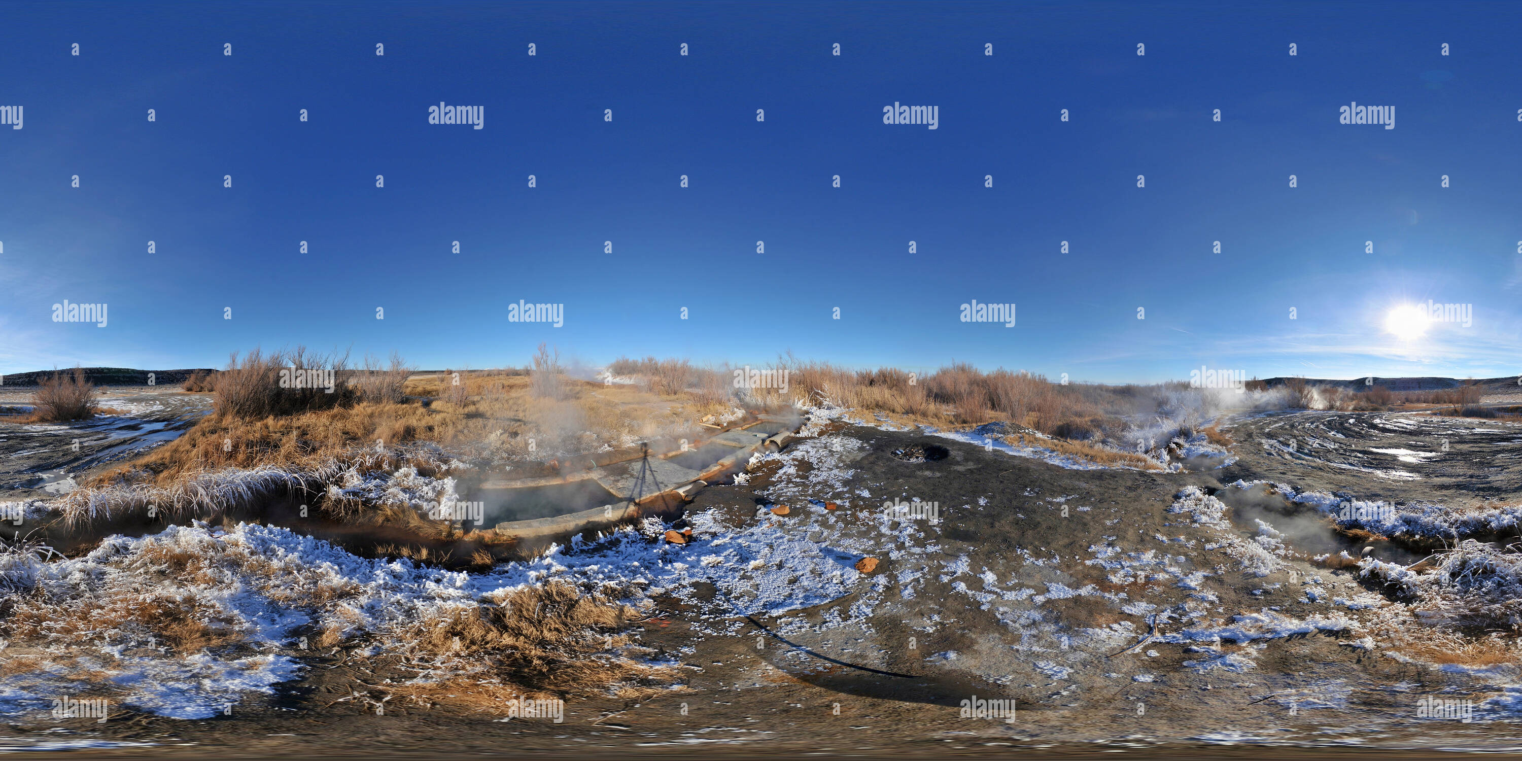360° view of Baker Hot Springs Alamy
