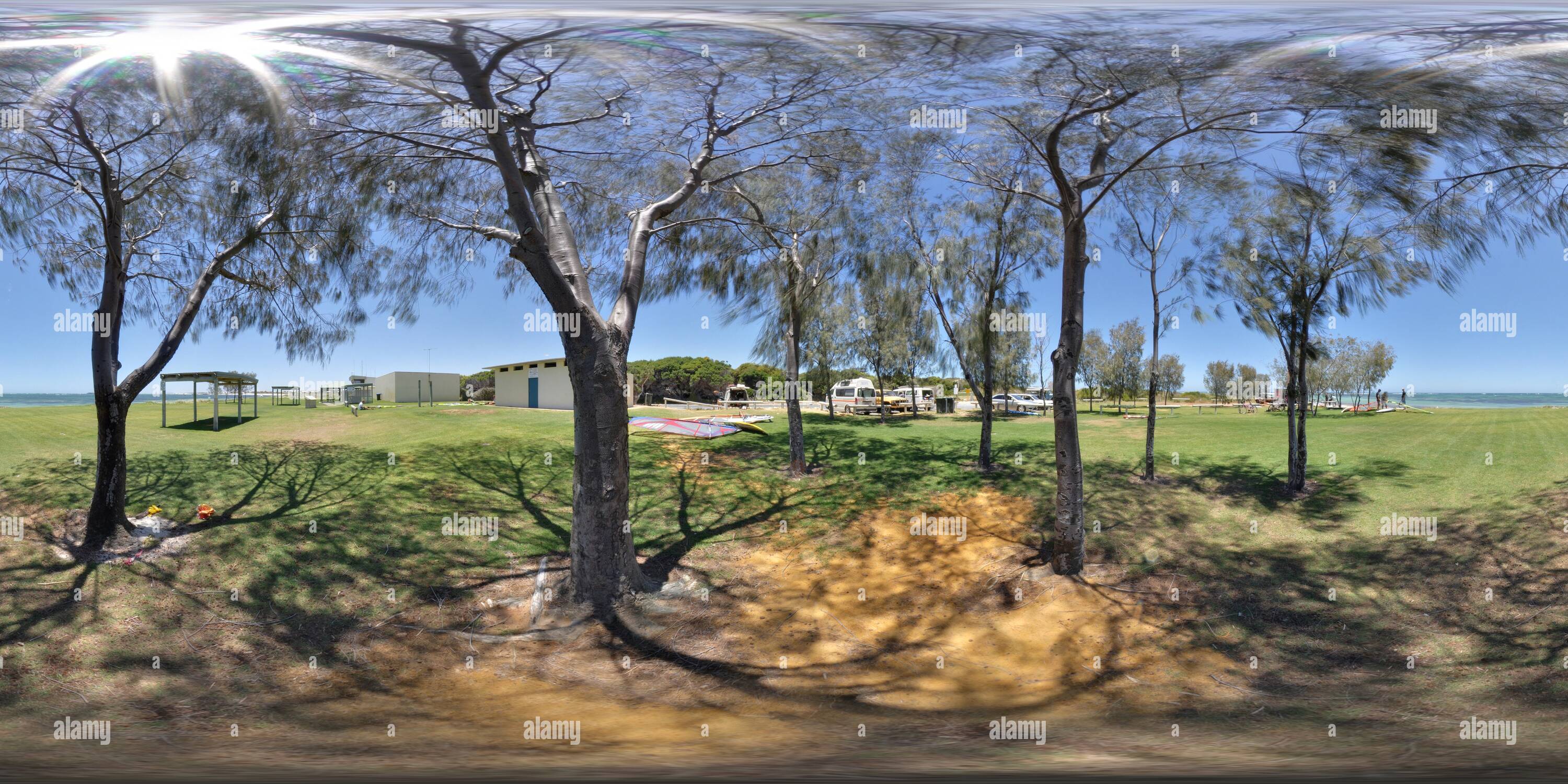 360° view of Lancelin Windsurf Beach Alamy