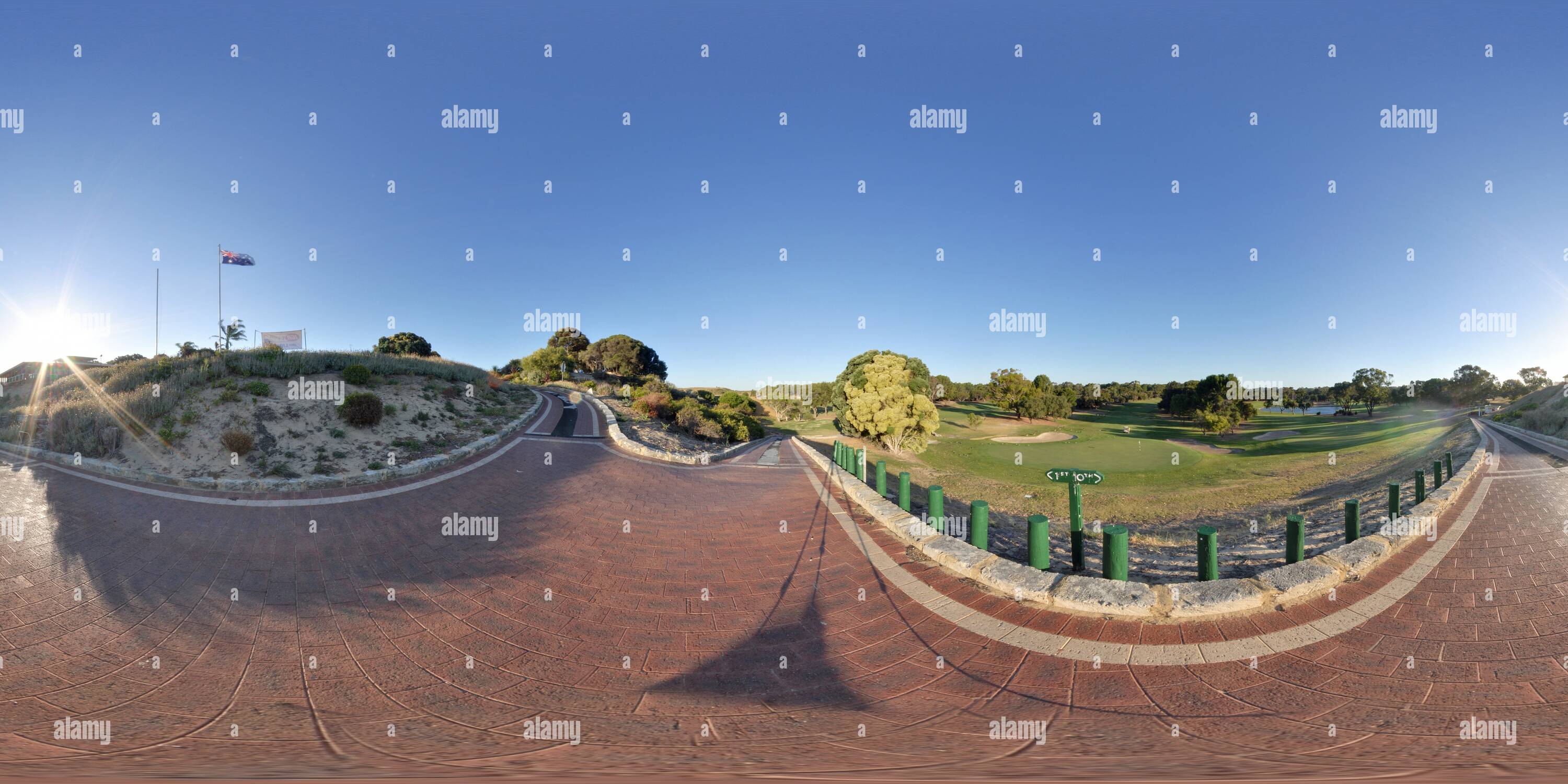 360° view of Yanchep Golf Course Overview Alamy