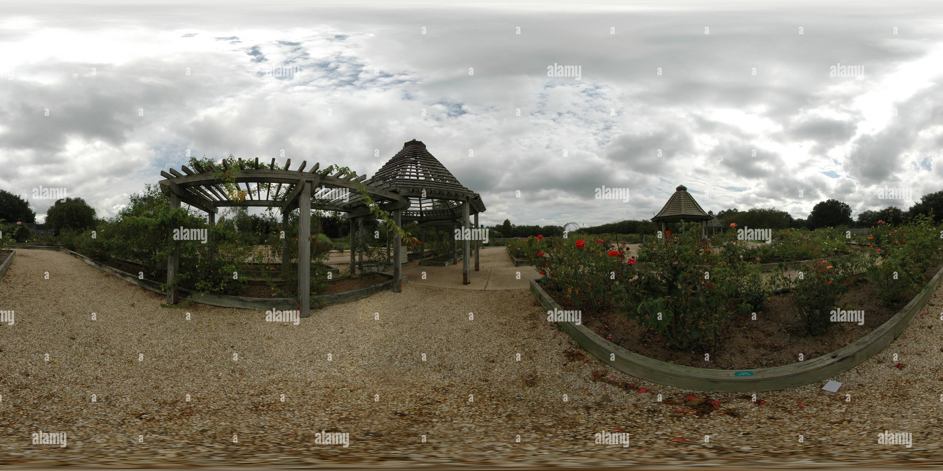 360° view of Rose Garden, Independence Park, Baton Rouge, LA, USA Alamy