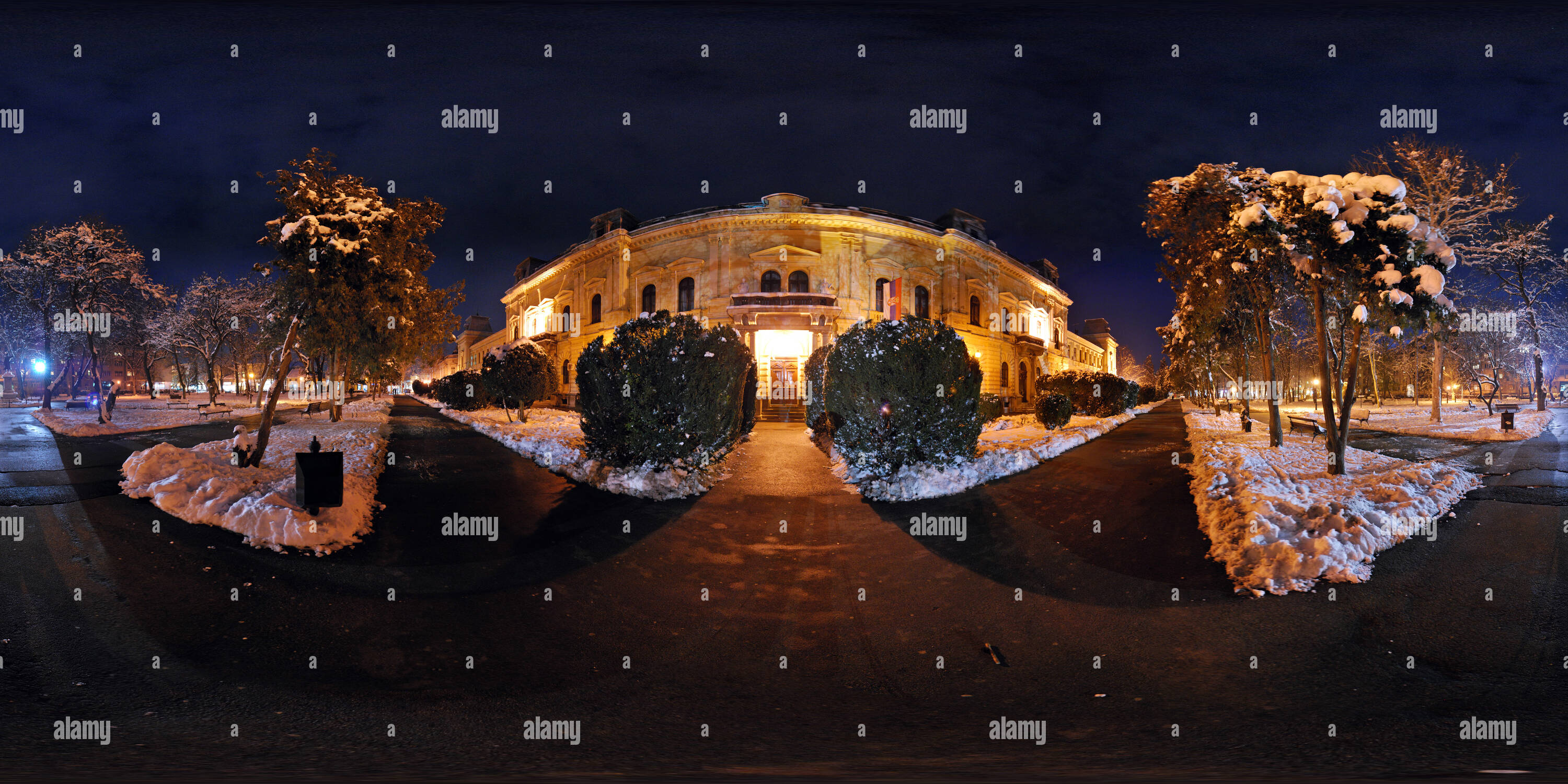 360 degree panoramic view of Pozarevac City Hall