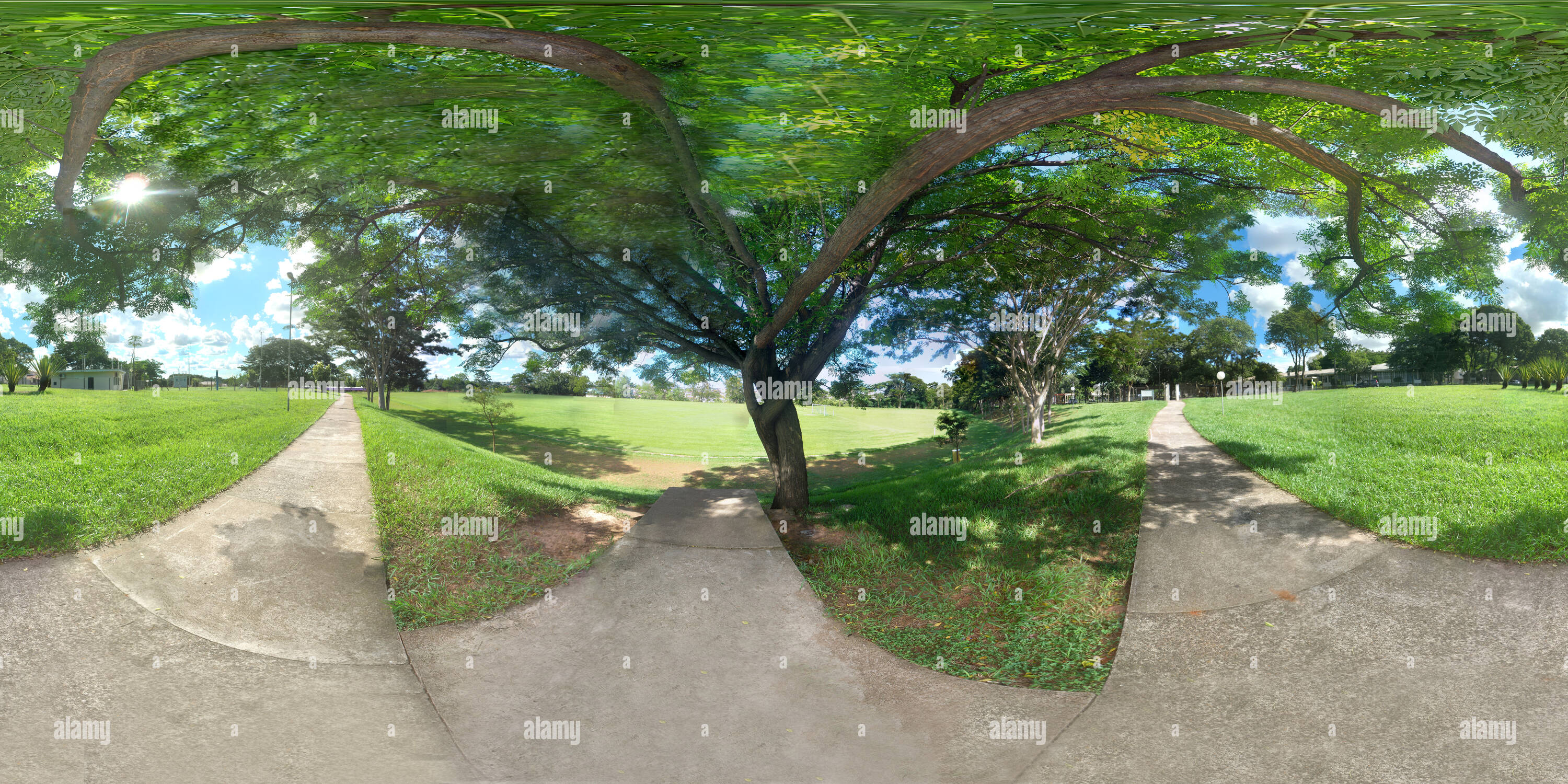 360 degree panoramic view of Campo Unesp